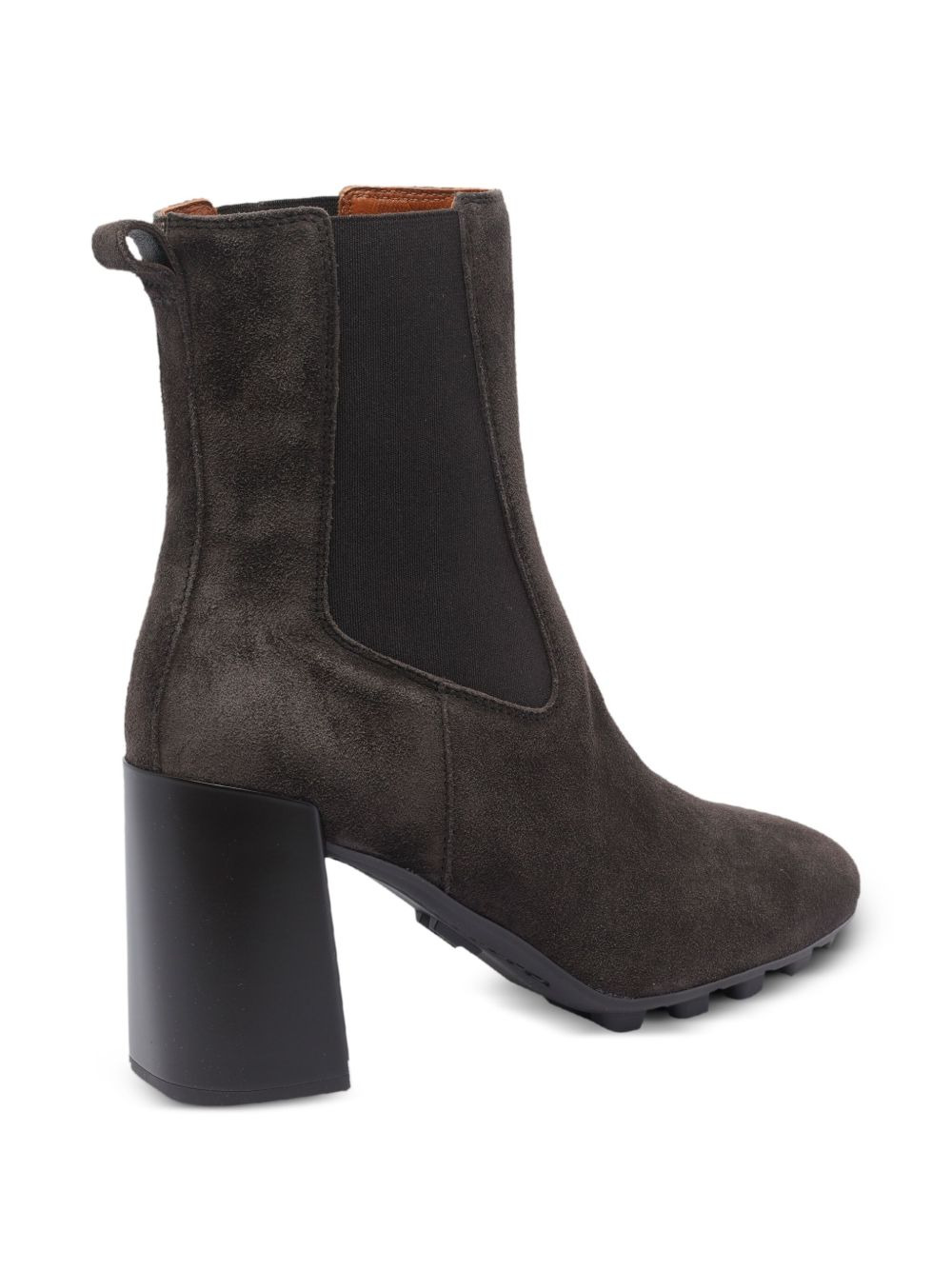 90mm elastic-panel block-heel boots - 4