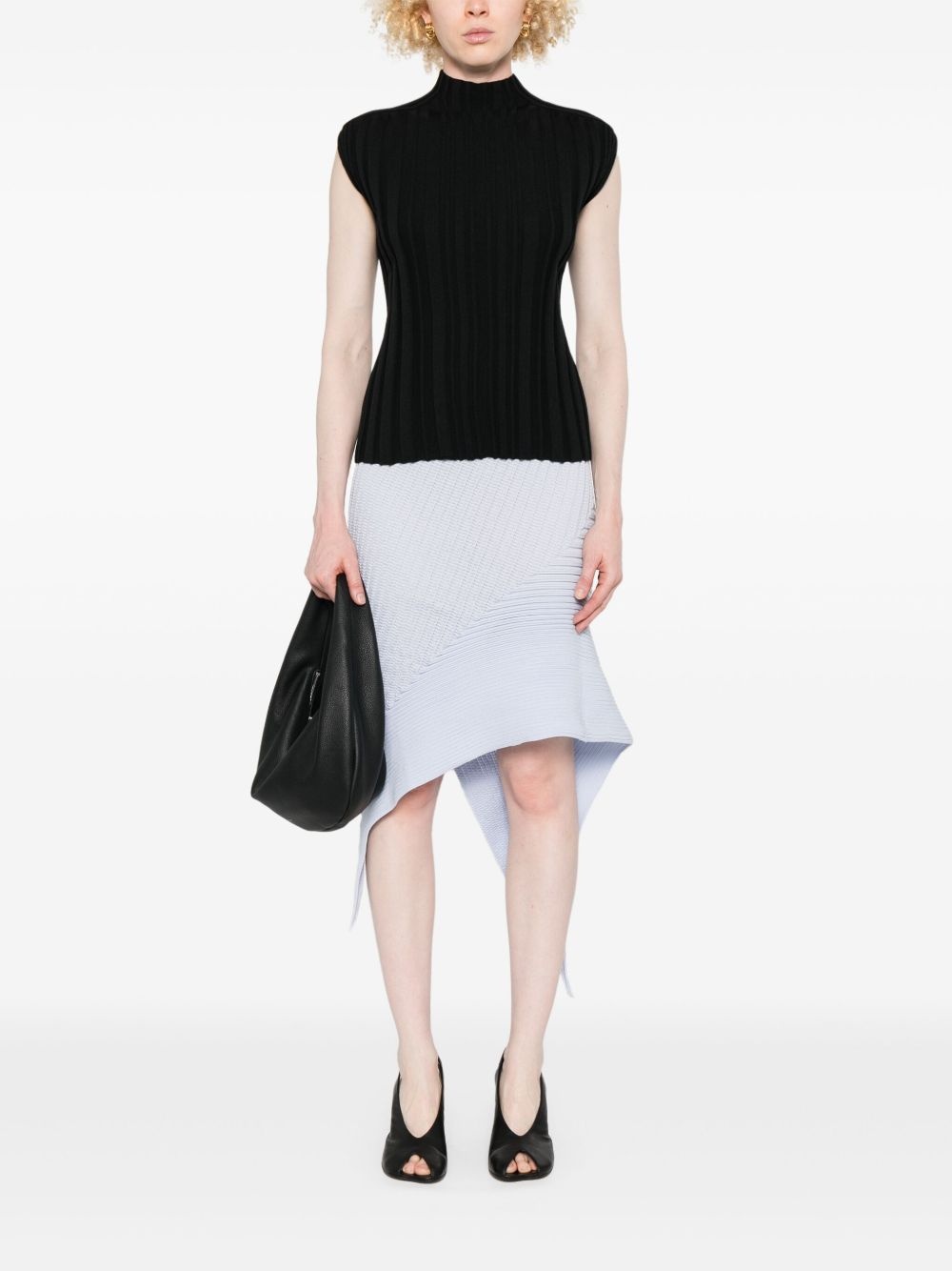 pleated T-shirt - 2