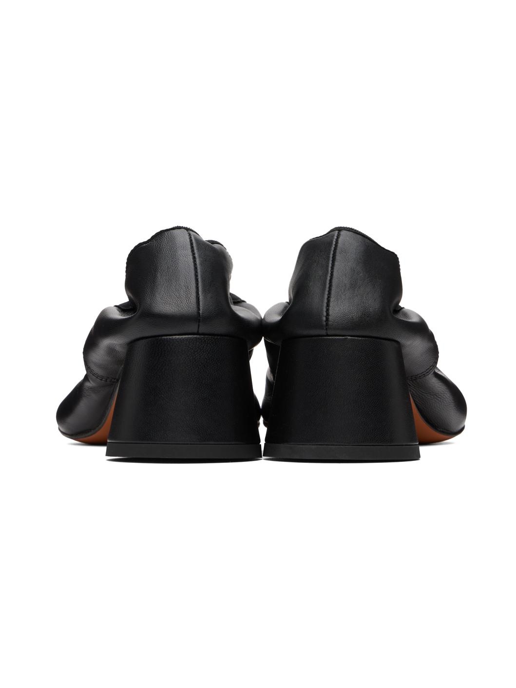 Black Glove Mary Jane Heels - 2