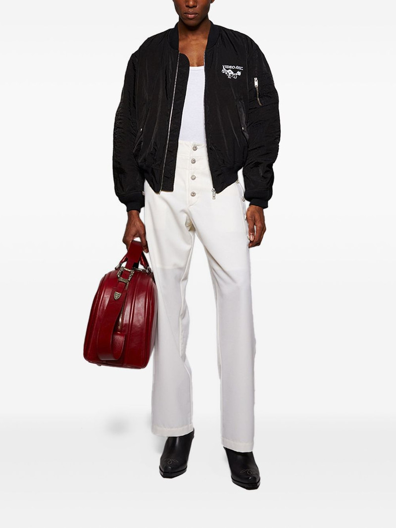 BLUEMARBLE Jewelled Mariner Trousers White outlook