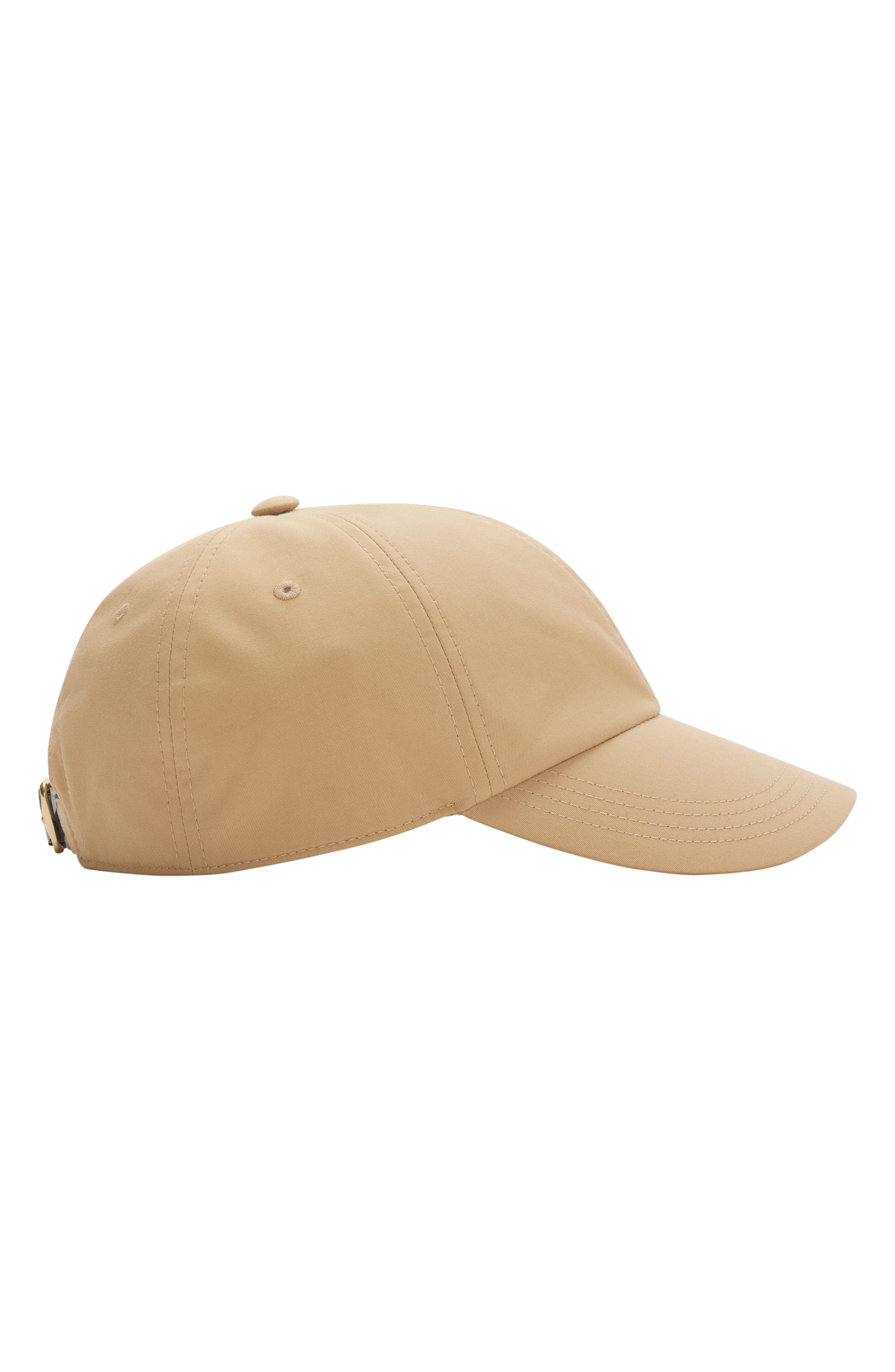 burberry Equestrian Knight Design Cotton Gabardine Baseball Cap in Flax/Sand at Nordstrom - 3