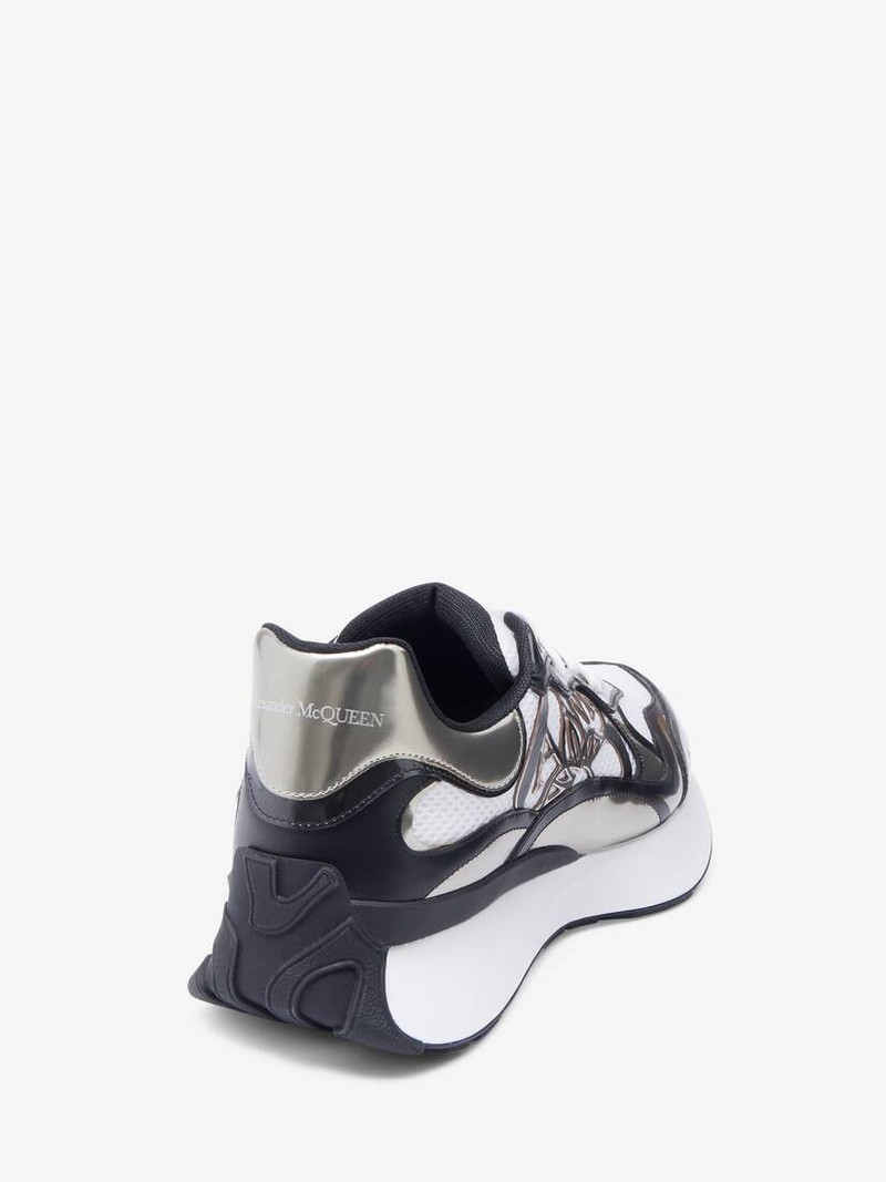 Men's Sprint Runner in White/beige/black 3