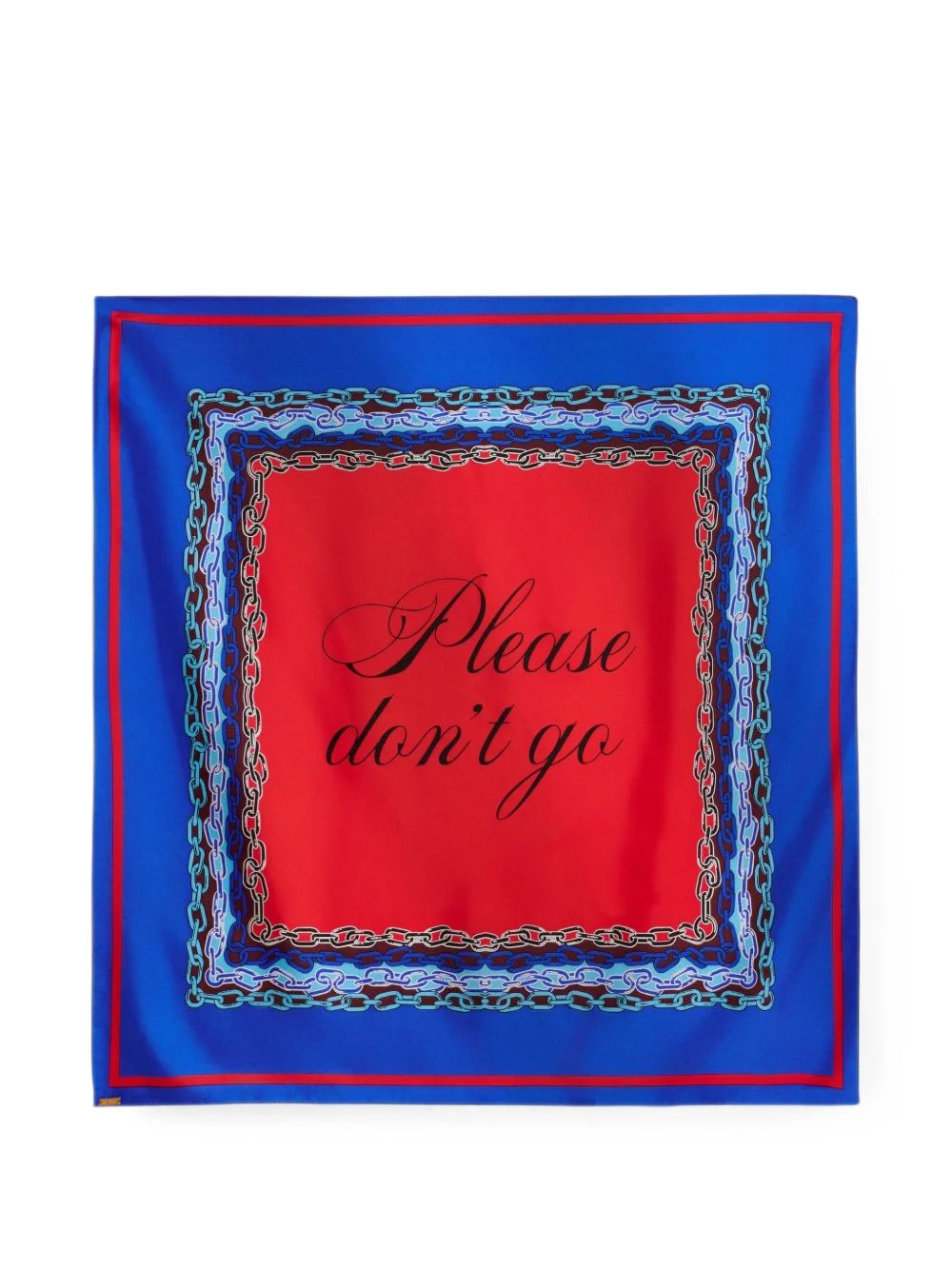Klassik chain-print scarf - 1
