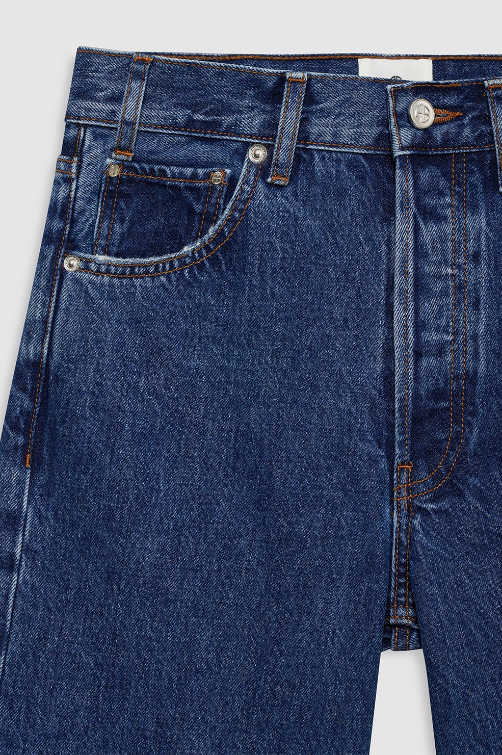 Roy Jean 34" - Clean Indigo Denim - 8