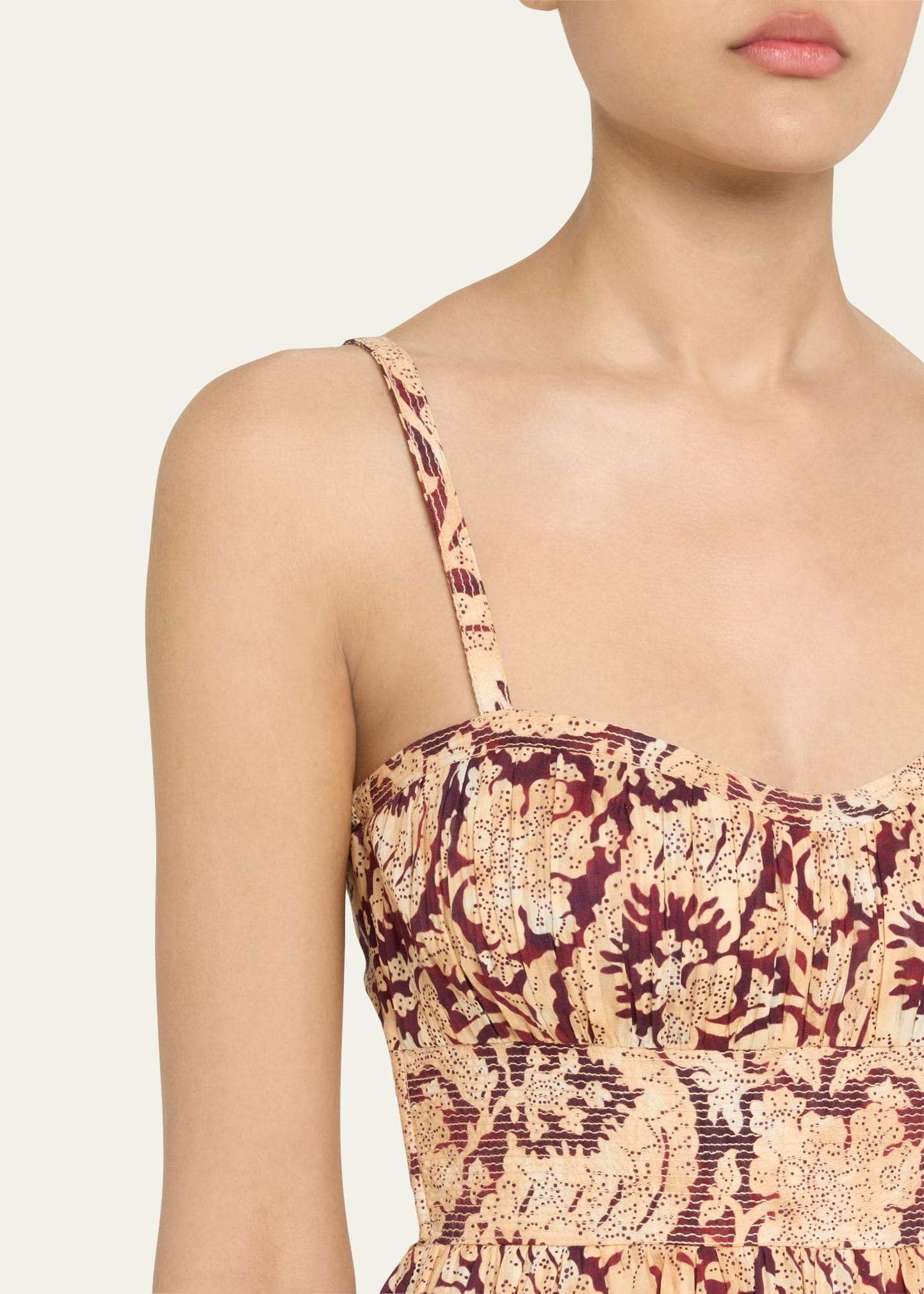 Nadine Sweetheart Cami Midi Dress - 5