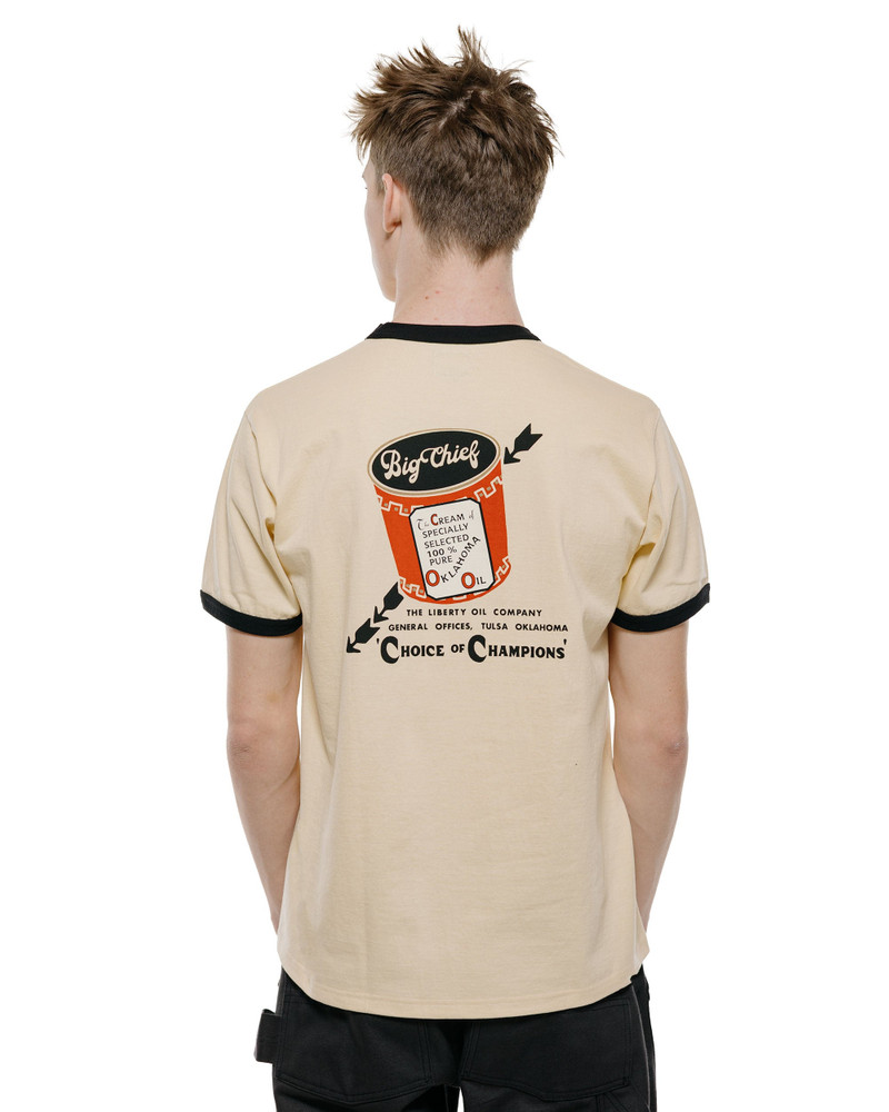 MC26027 Joe McCoy Tee / Big Chief Ecru/Black 3