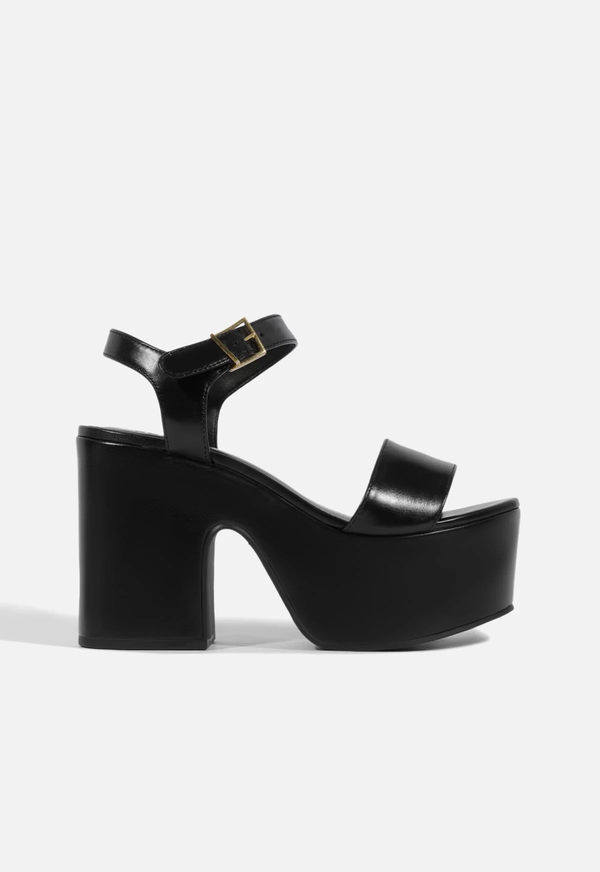 Tuke Leather Platform Sandal - 1