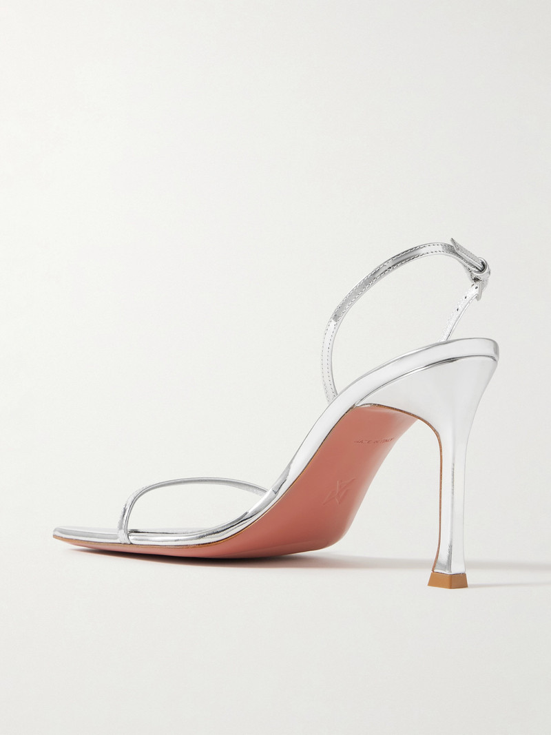 Maya Mirrored-leather Sandals 3