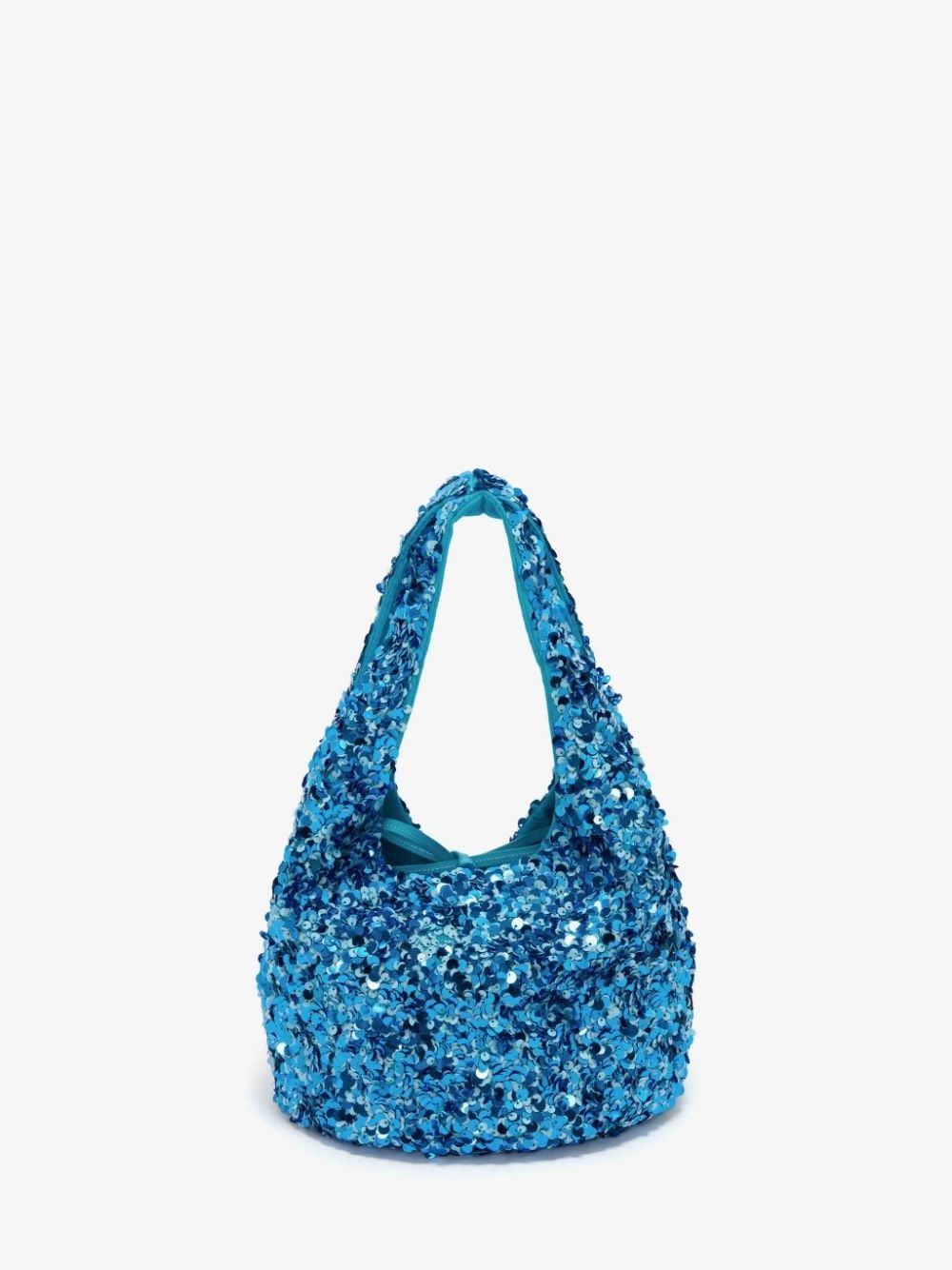 MINI SEQUIN SHOPPER TOP HANDLE BAG - 3