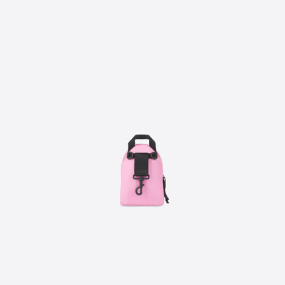 BALENCIAGA Men's Oversized Mini Backpack in Pink outlook