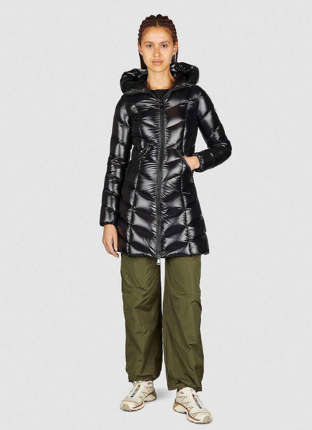 Moncler Marus Long Down Jacket | lncc | REVERSIBLE