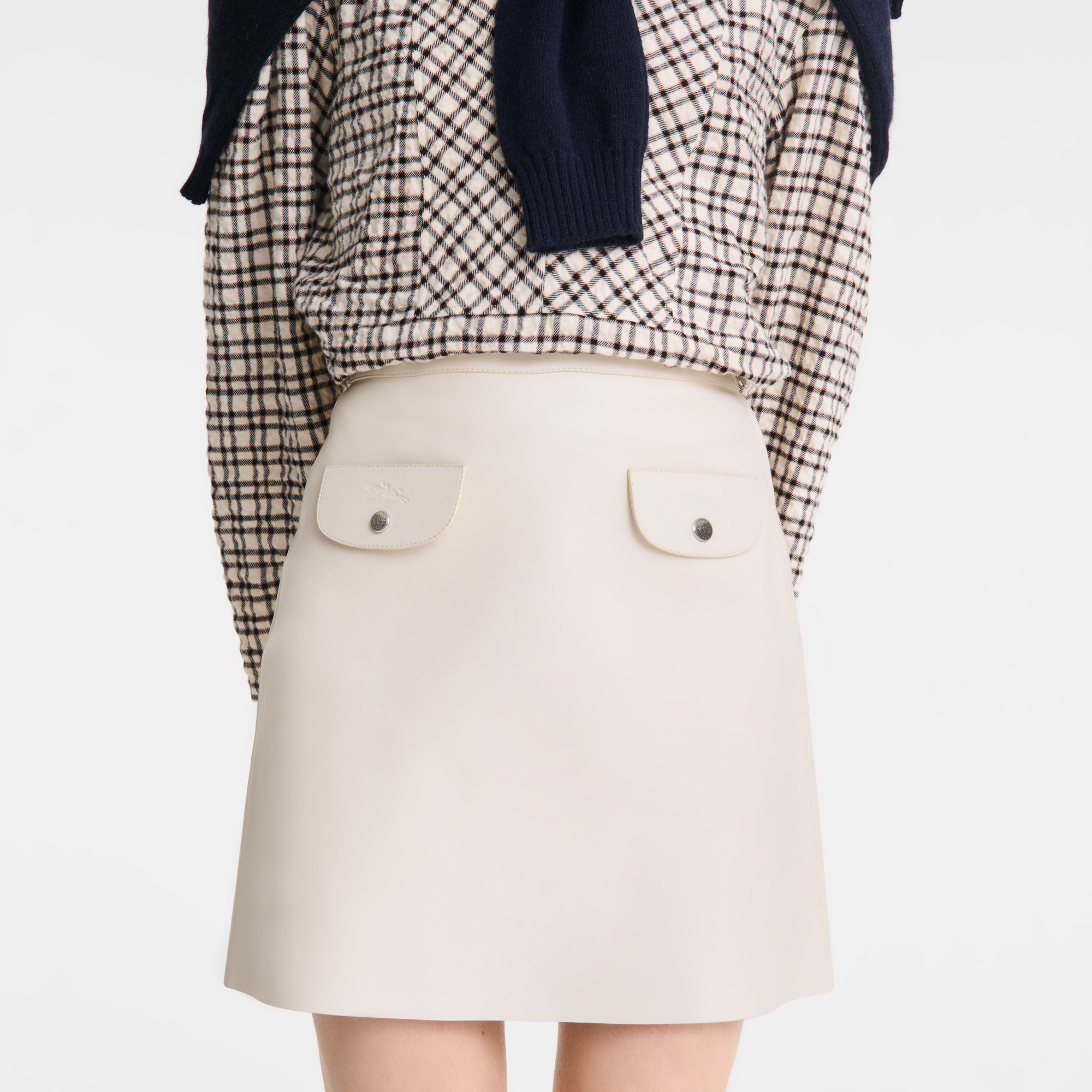 Skirt Ecru - Leather - 4