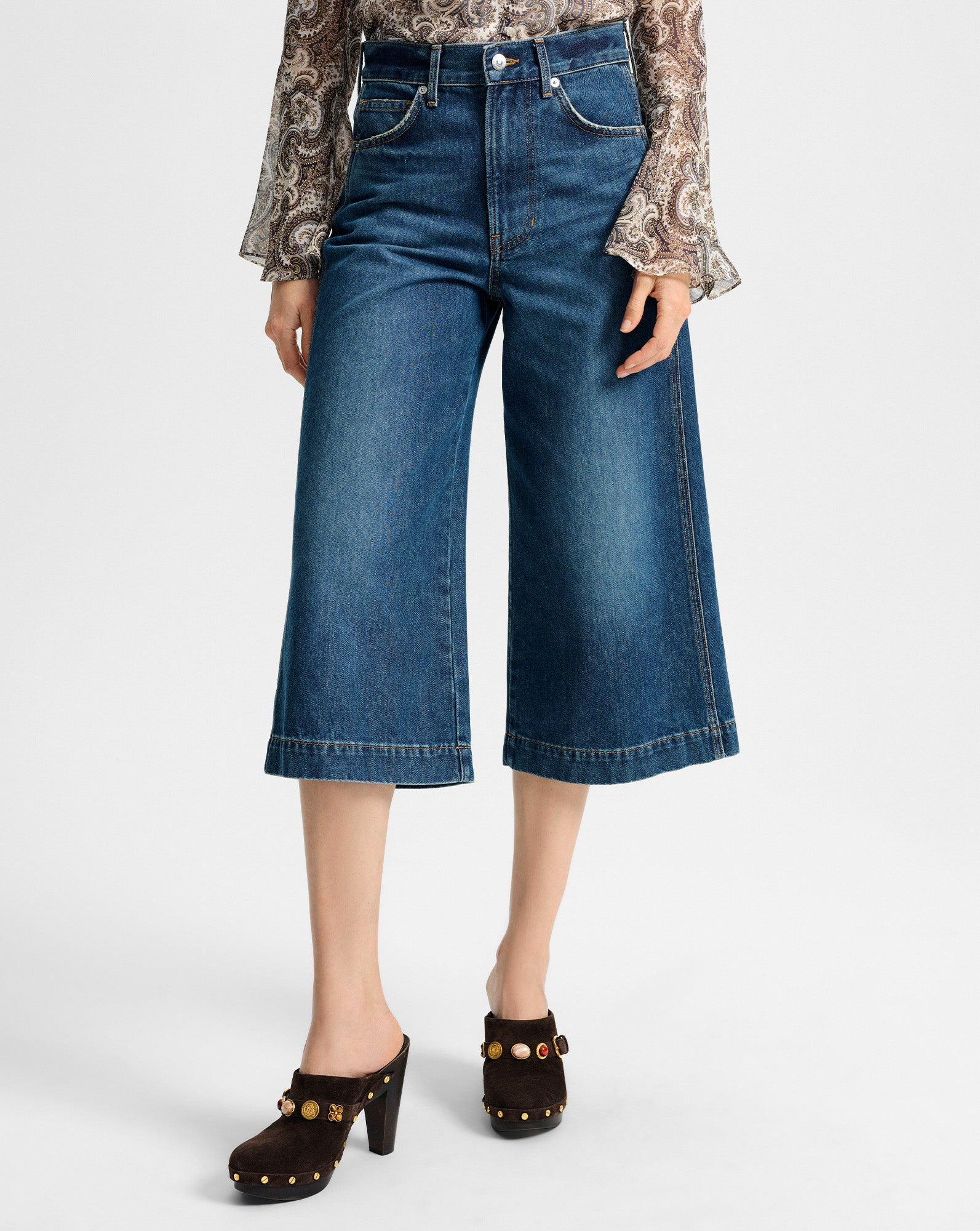 MARLOWE DENIM CULOTTE - 3