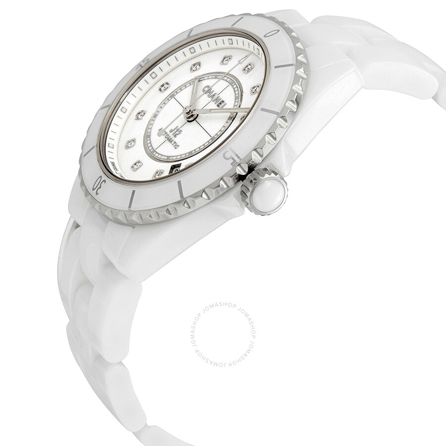 Chanel J12 Diamond White Dial Ladies Watch H5705 - 2