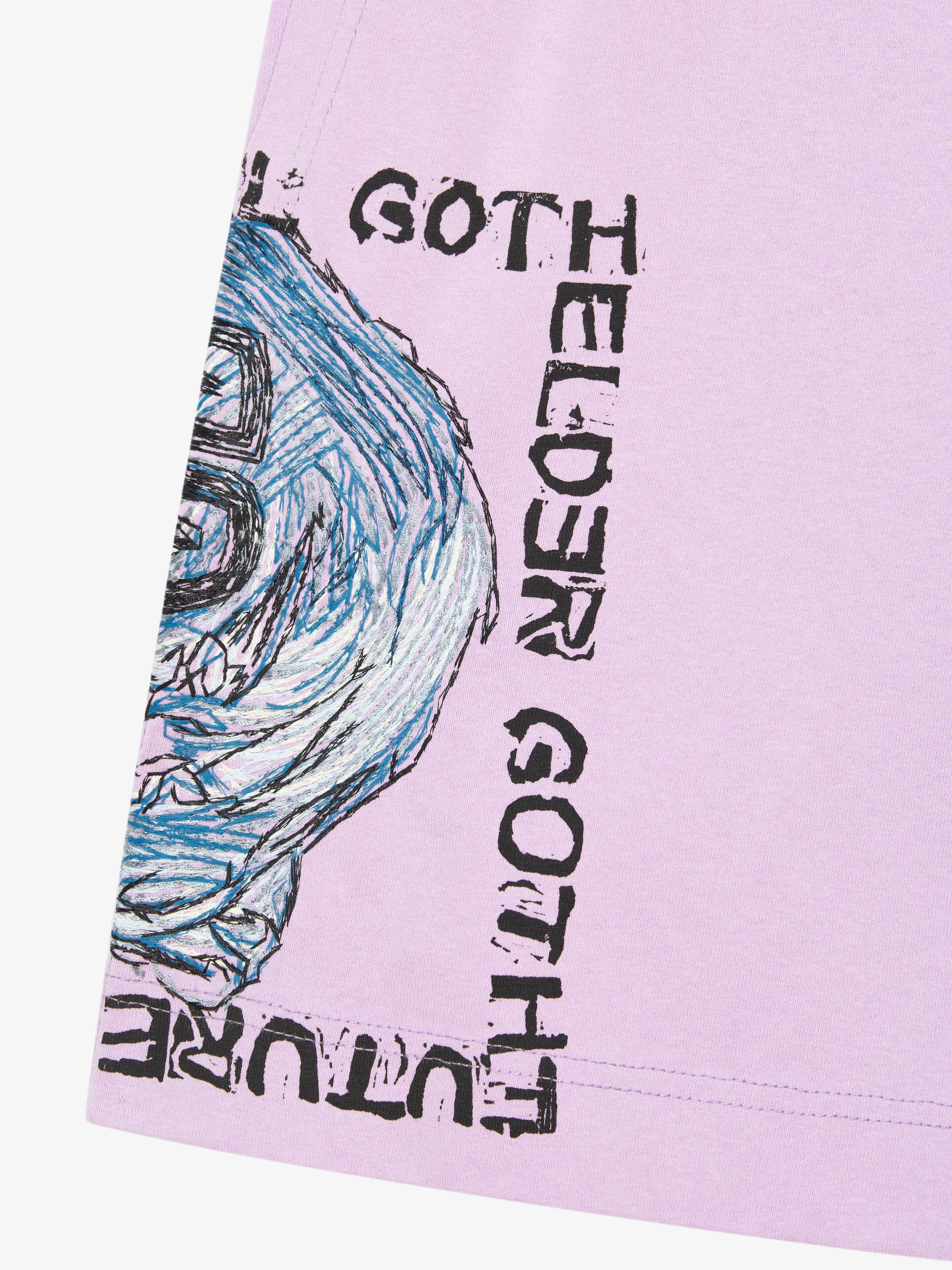 BERMUDA IN JERSEY WITH 4G SKULL EMBROIDERY - 5