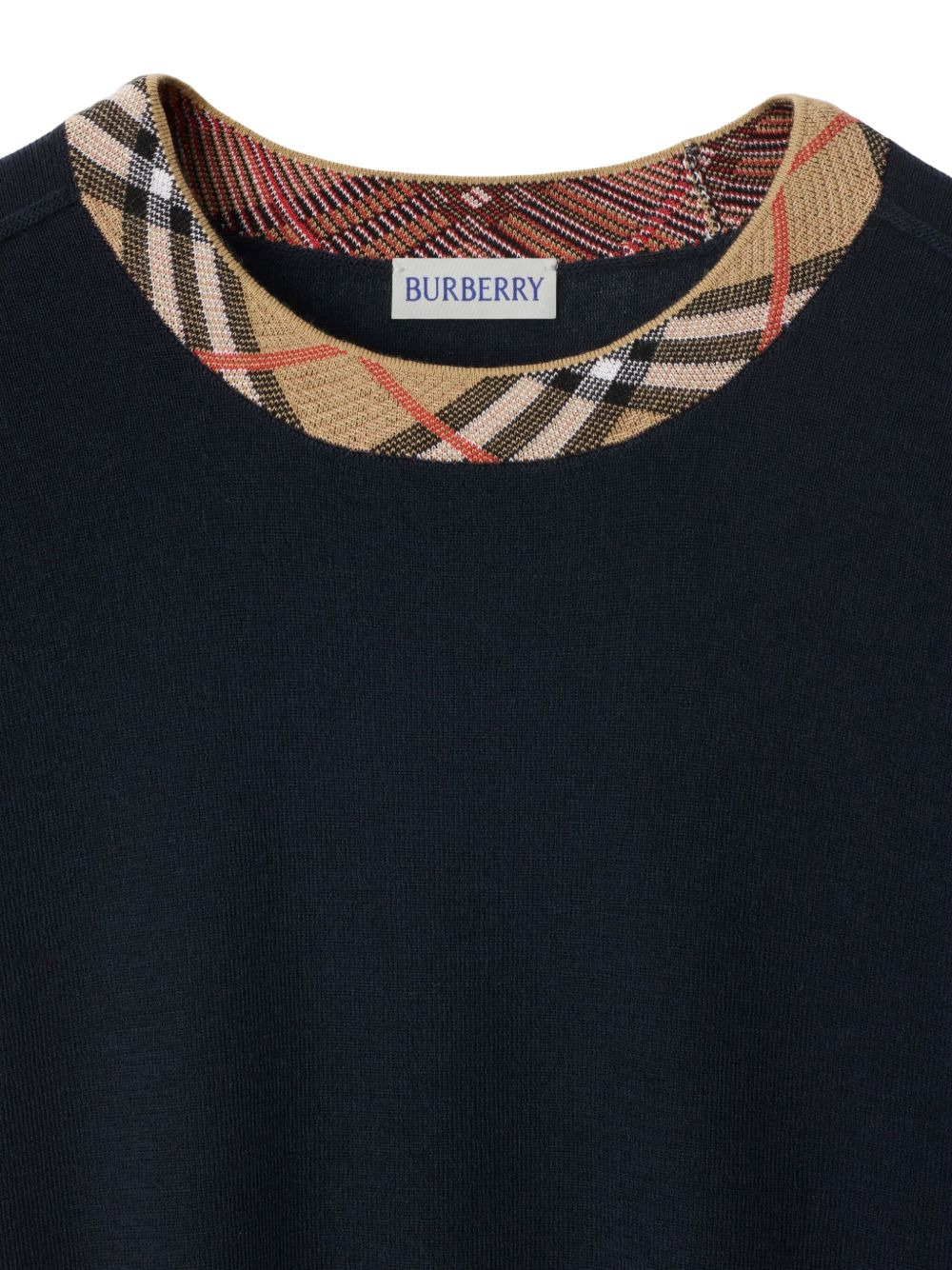 Burberry Men Row Neck Sweather With Logo - 3