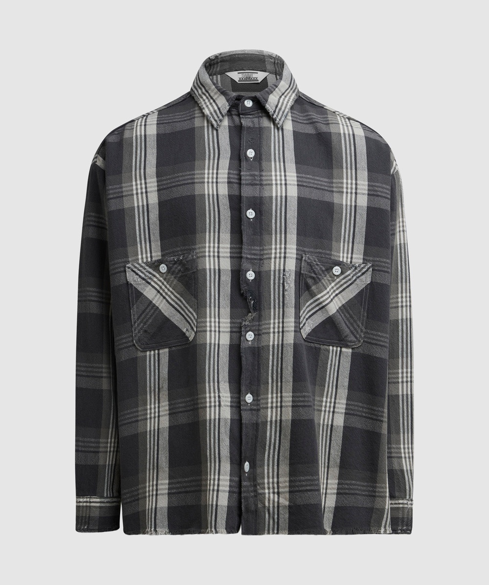 Check flannel shirt - 1