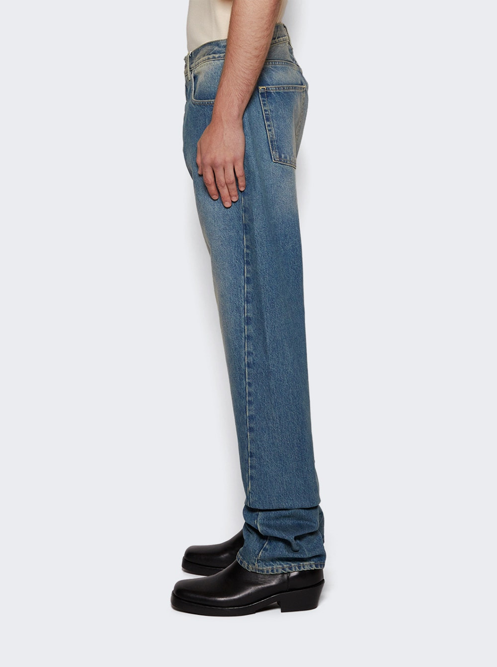Turn-up Jeans Medium Blue - 4