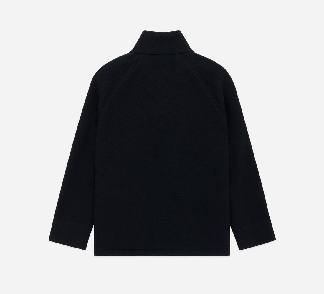 Welding Jacket - Black Melton Wool - 2