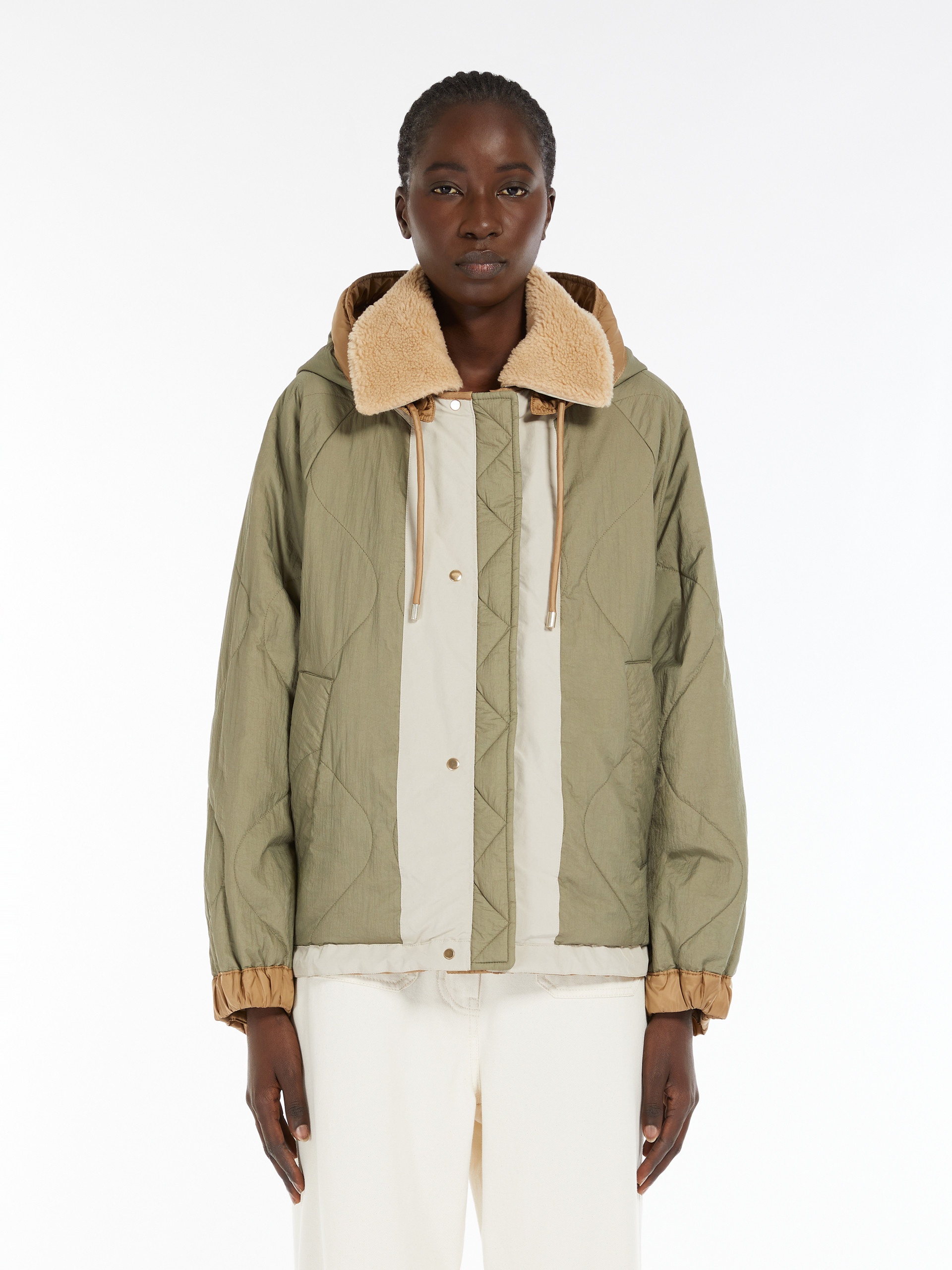 ARLES Reversible water-repellent canvas windbreaker - 6