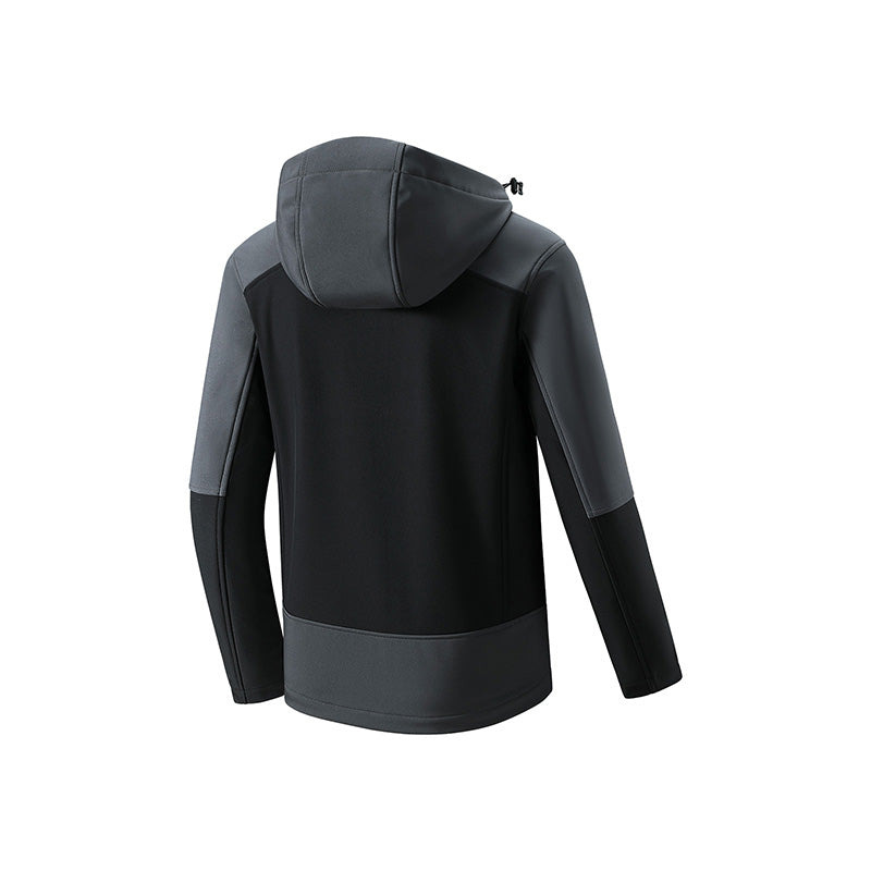 Mizuno Logo Warm Jacket 'Black Grey' A2CE3506 - 2