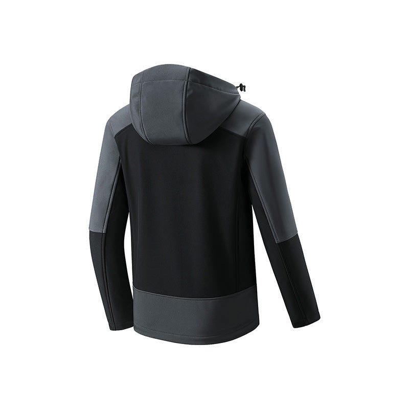 Mizuno Mizuno Logo Warm Jacket 'Black Grey' A2CE3506 outlook