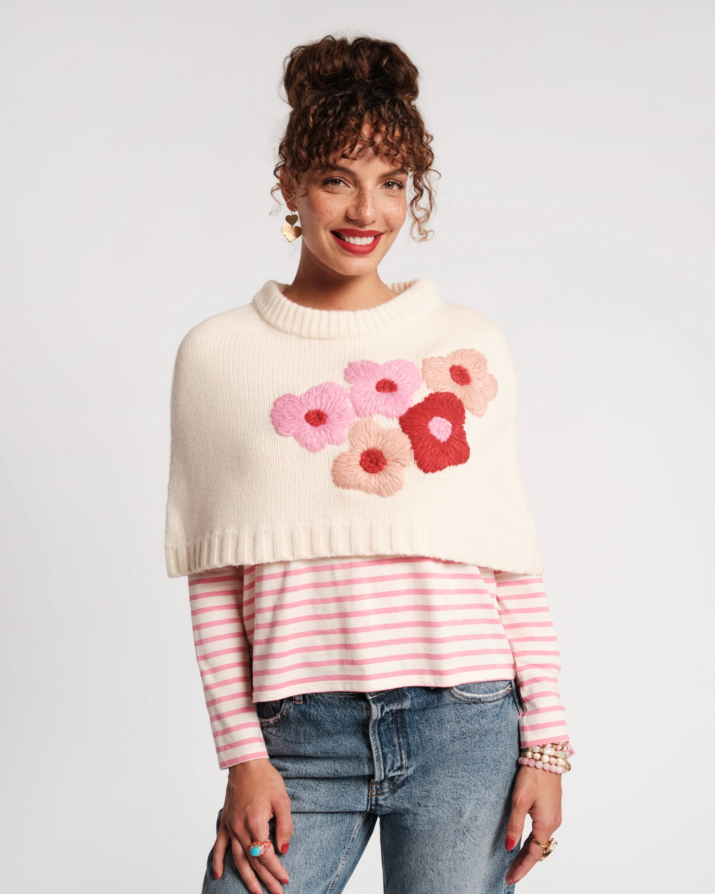 Emma Embroidered Shrug - 1