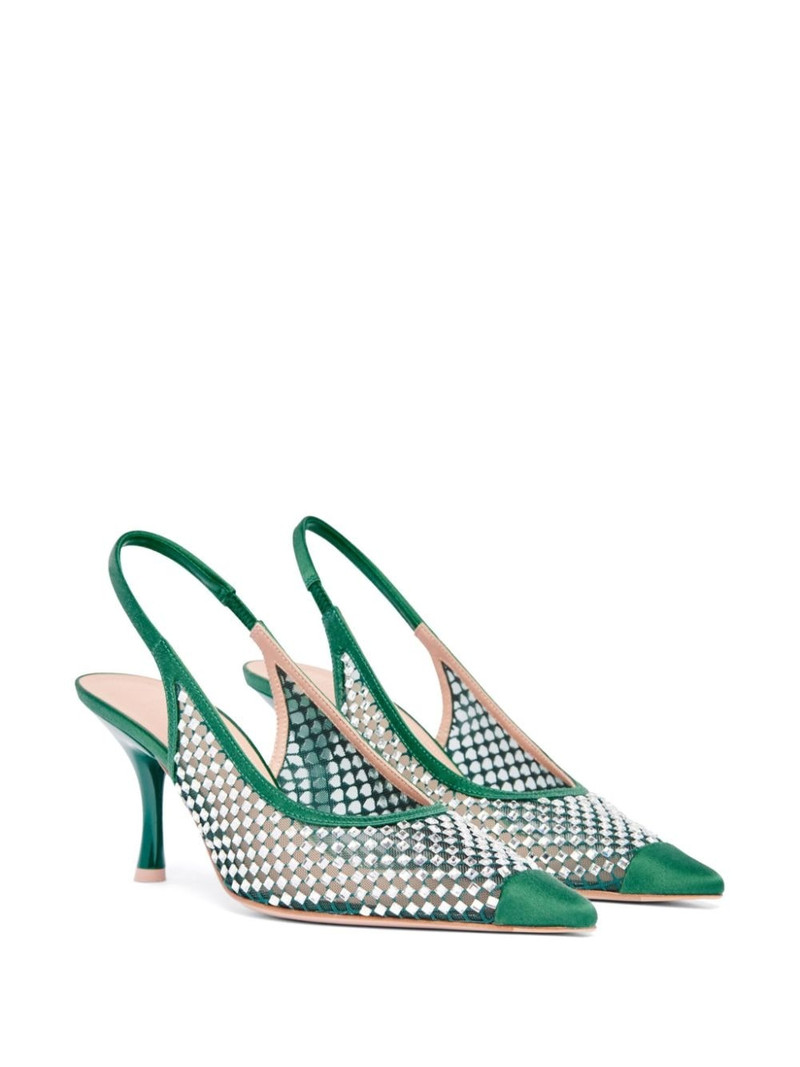 MALONE SOULIERS Vesper 70mm crystal-embellished pumps outlook