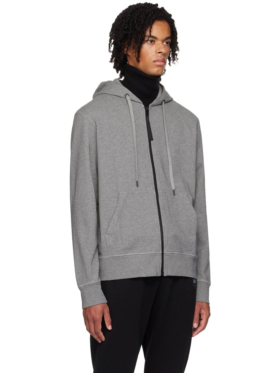 Gray 'Black Label' Huron Hoodie - 2
