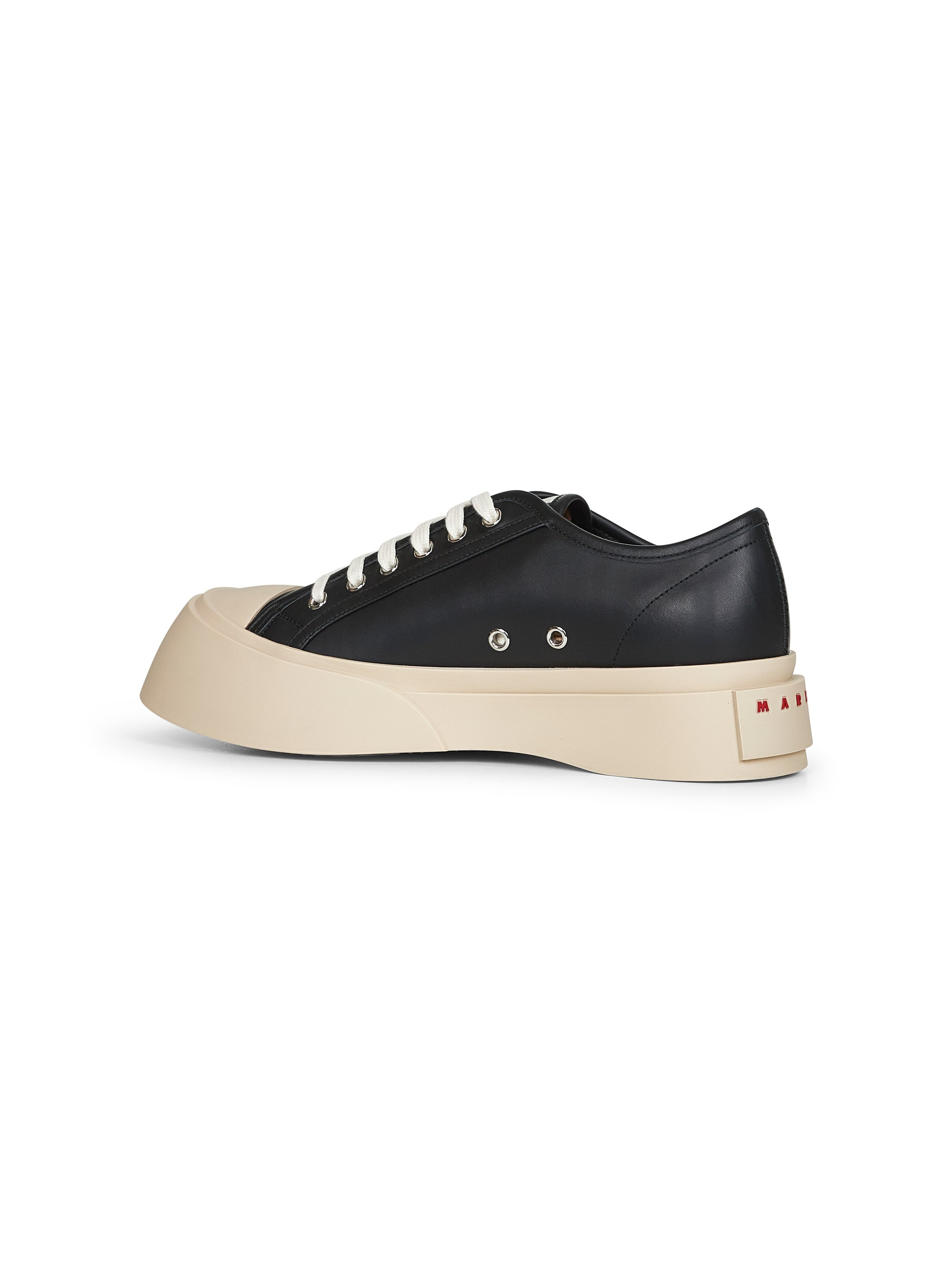 Black Pablo leather sneakers - 3