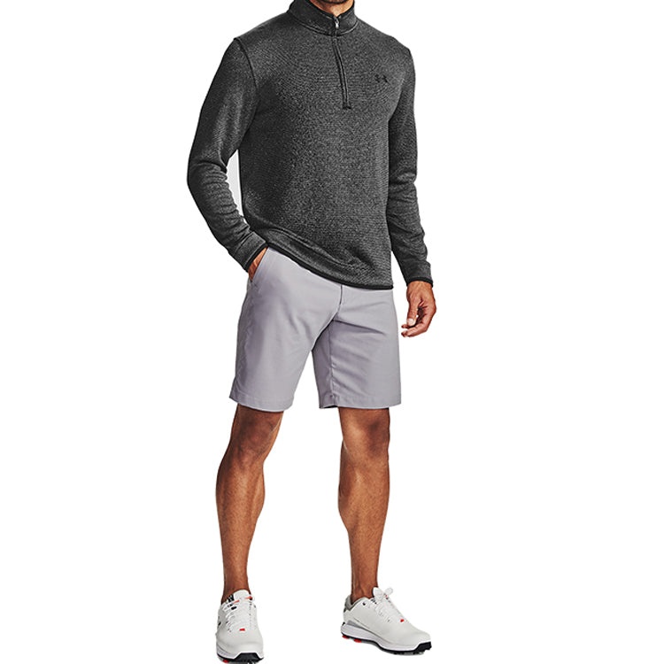 Men's Under Armour 1/2 Zipper Pullover Sports Jacket Black 1359971-002 - 3