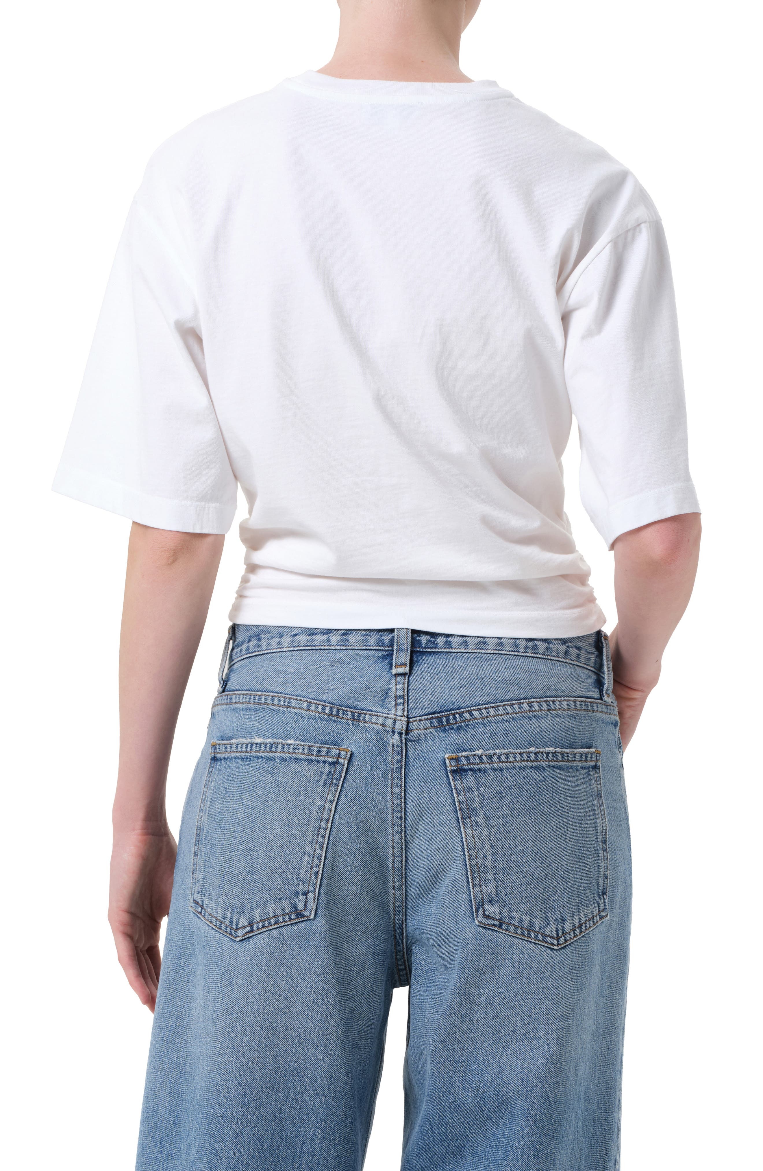 AGOLDE Shari Coton Graphic T-Shirt in White at Nordstrom - 2