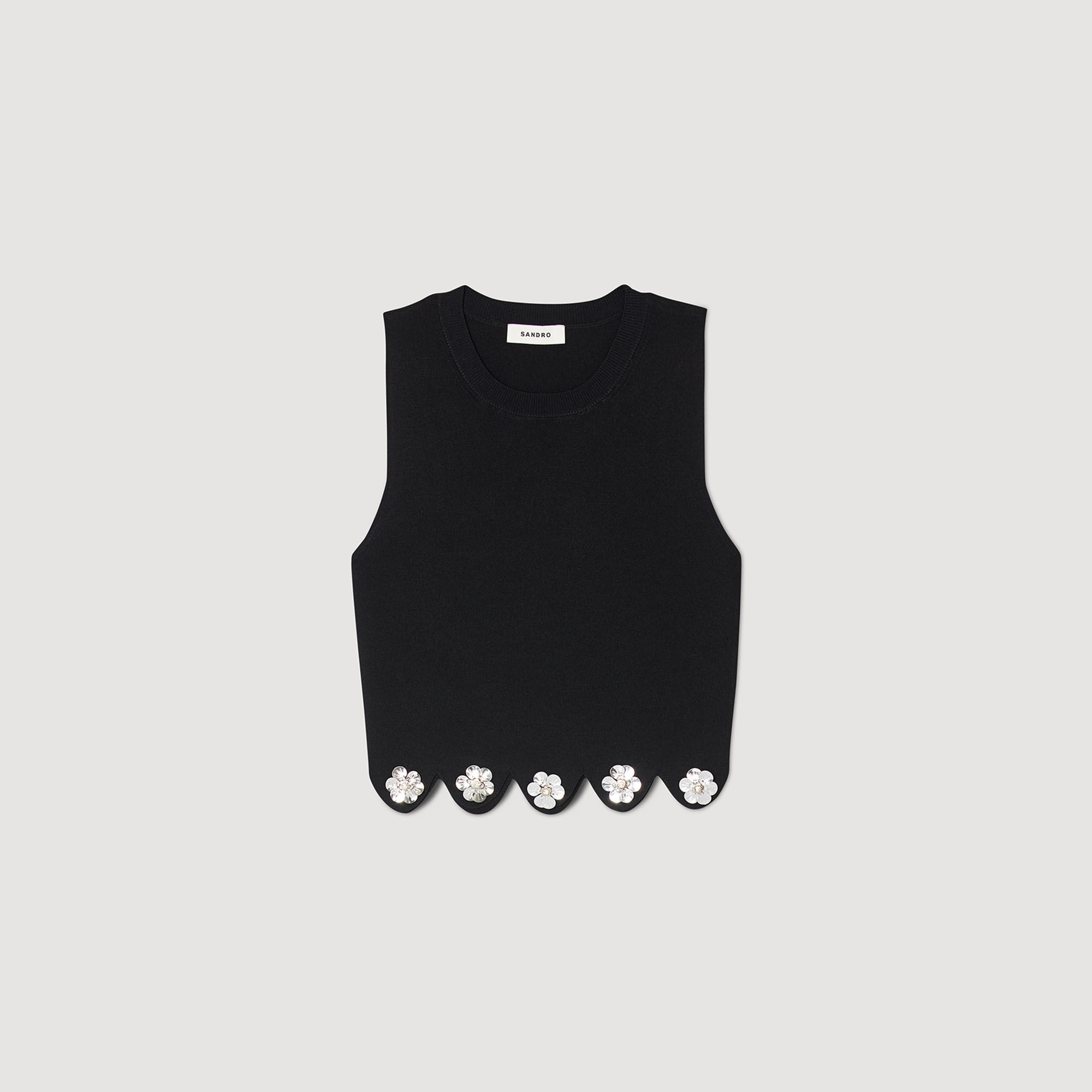 KNIT CROP TOP - 1