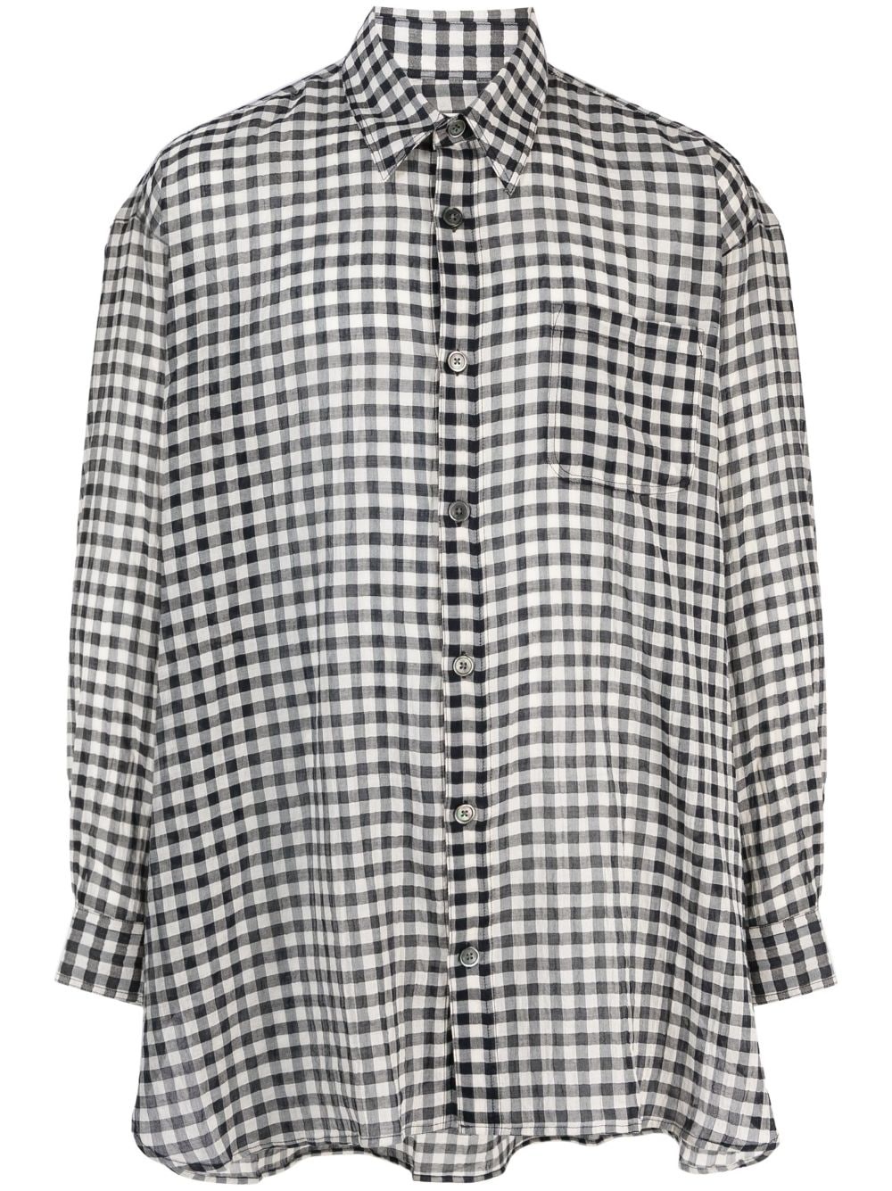 Darling checkerboard-print shirt - 1