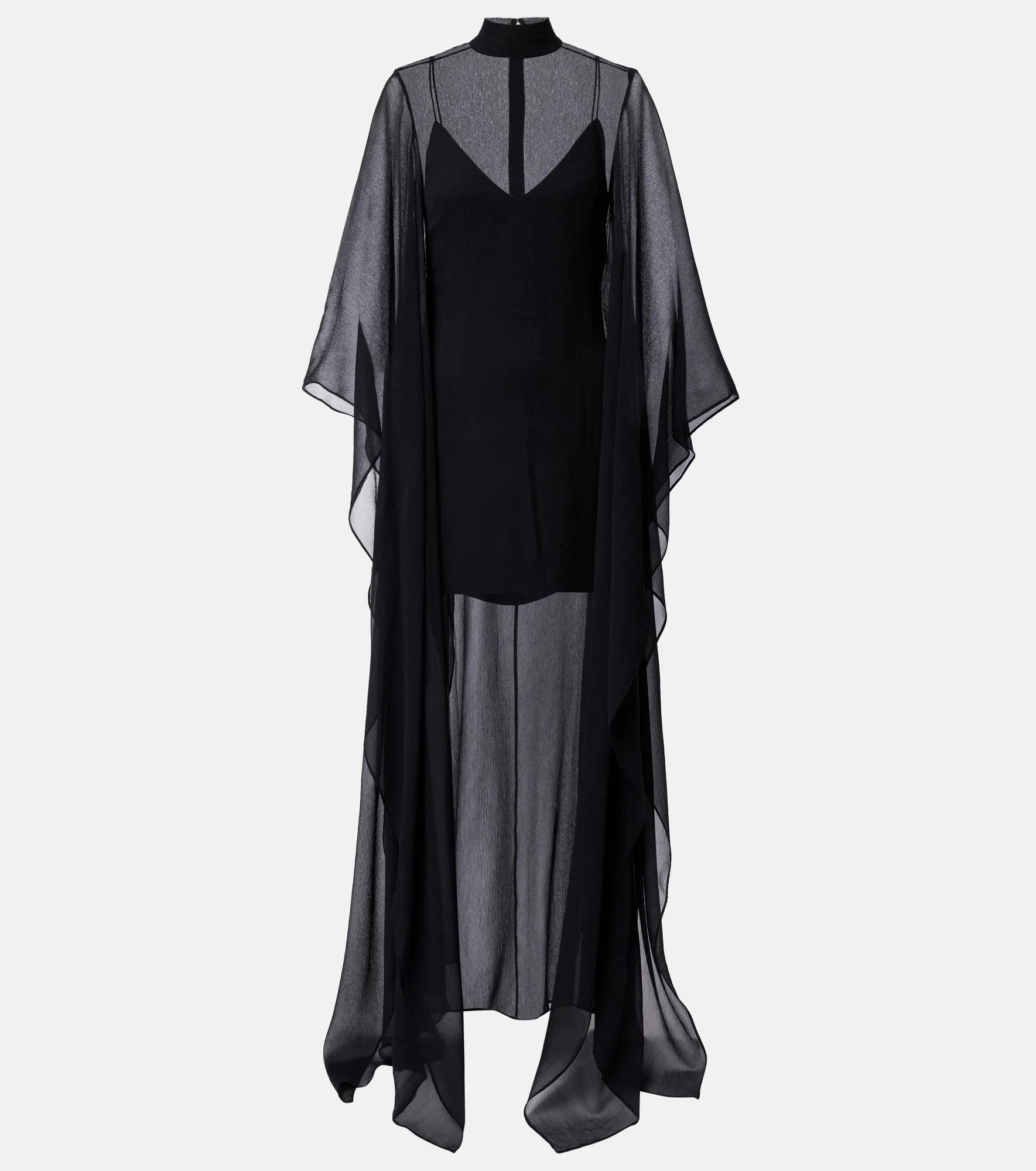 Lanzarote Garden crêpe chiffon kaftan - 1
