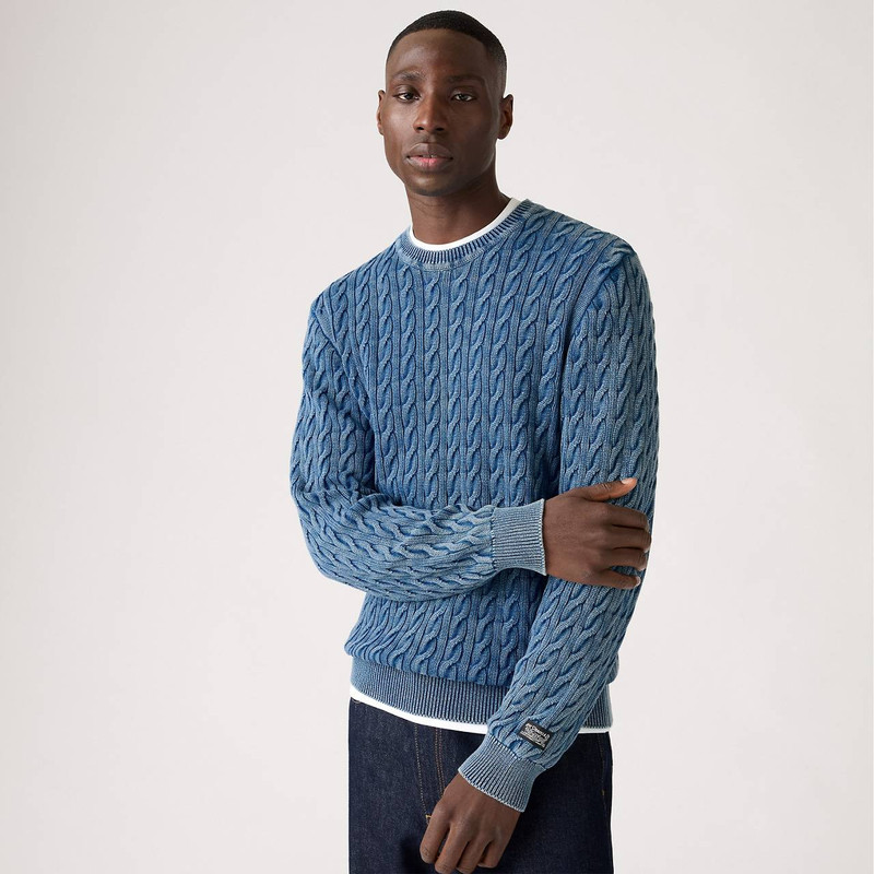 Levi's TRUE INDIGO DYE PRESIDIO CABLEKNIT SWEATER outlook