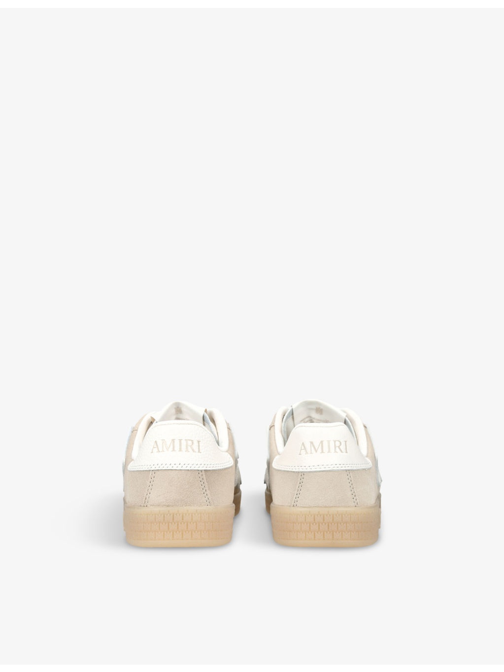Pacific Bones branded suede low-top trainers - 4