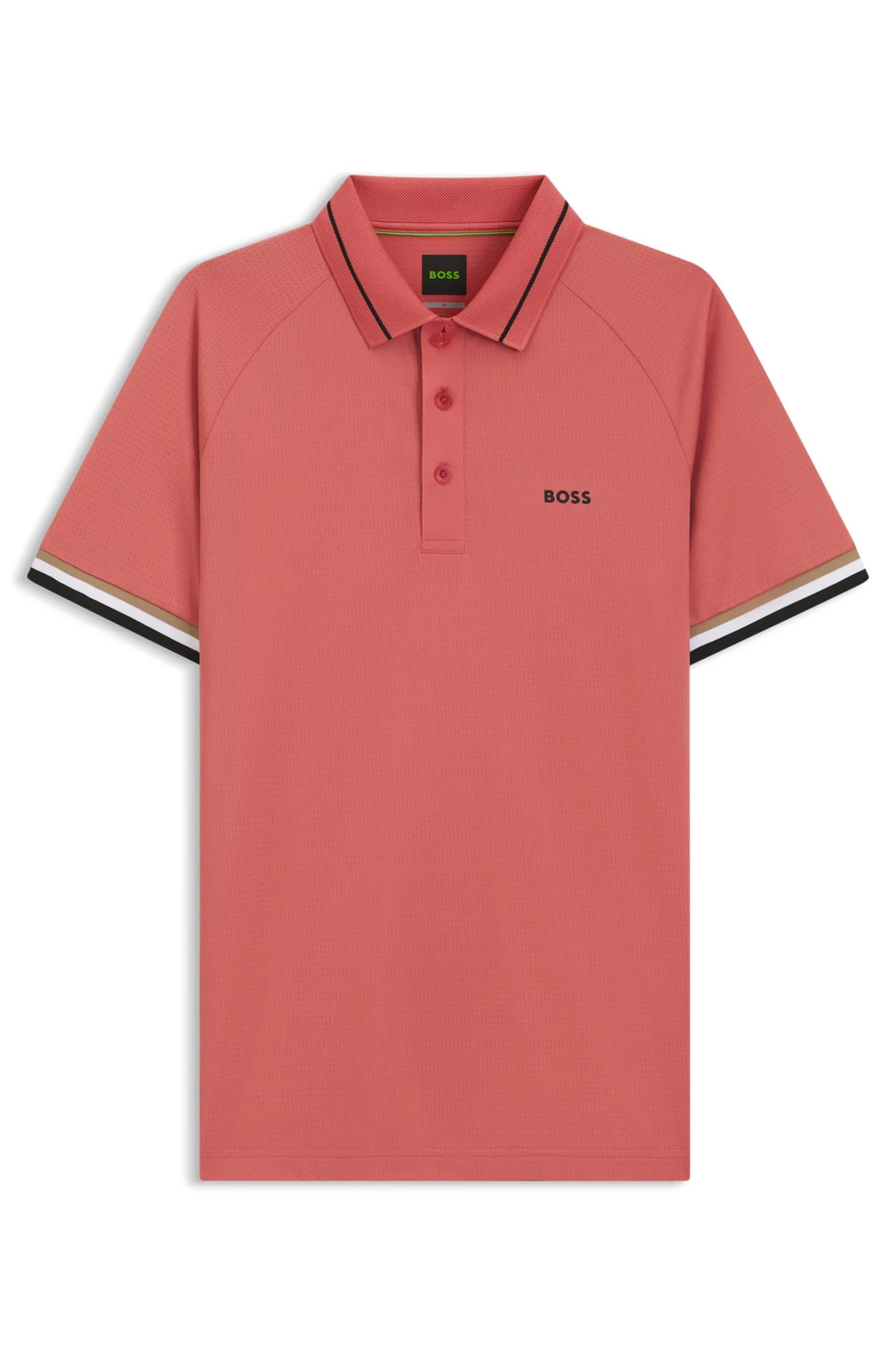 ACTIVE SLIM-FIT POLO SHIRT WITH BRANDED DETAILS - 1