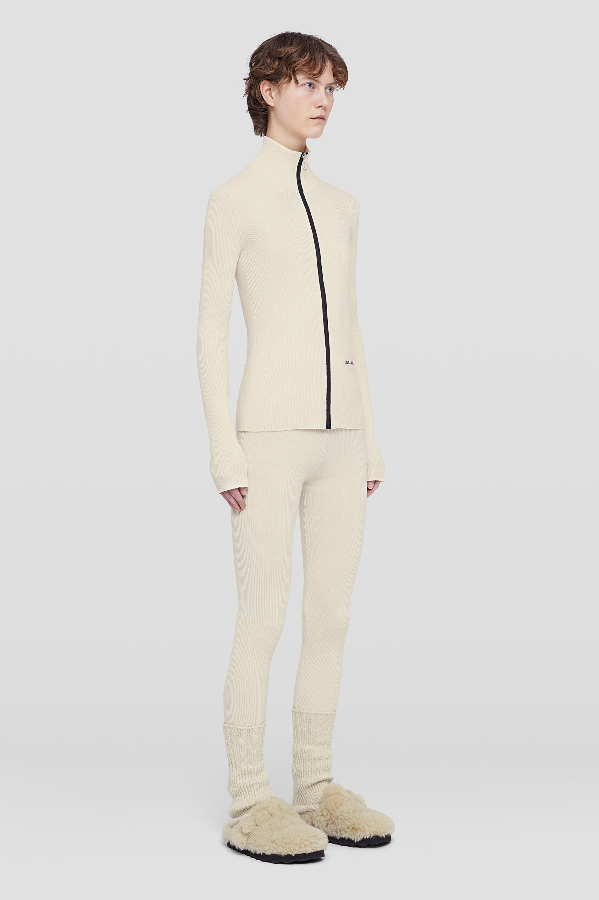 Zip-up Cardigan - 5