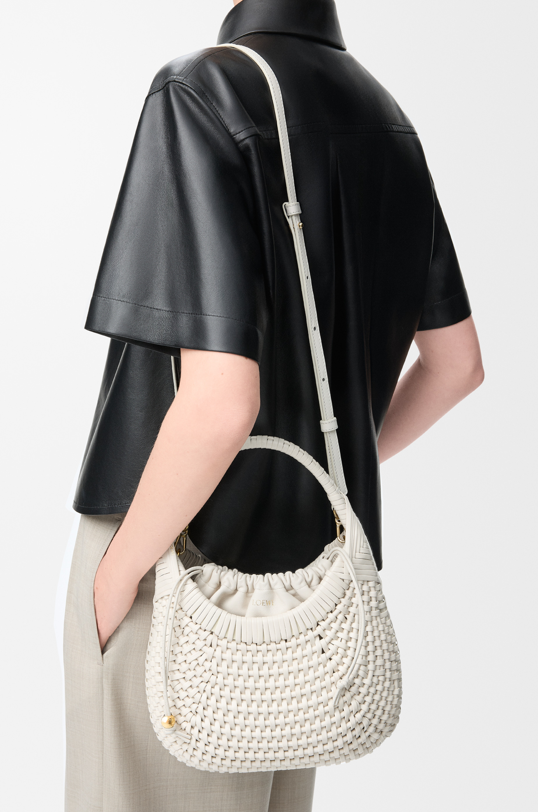 Diamond Hobo bag in calfskin - 2
