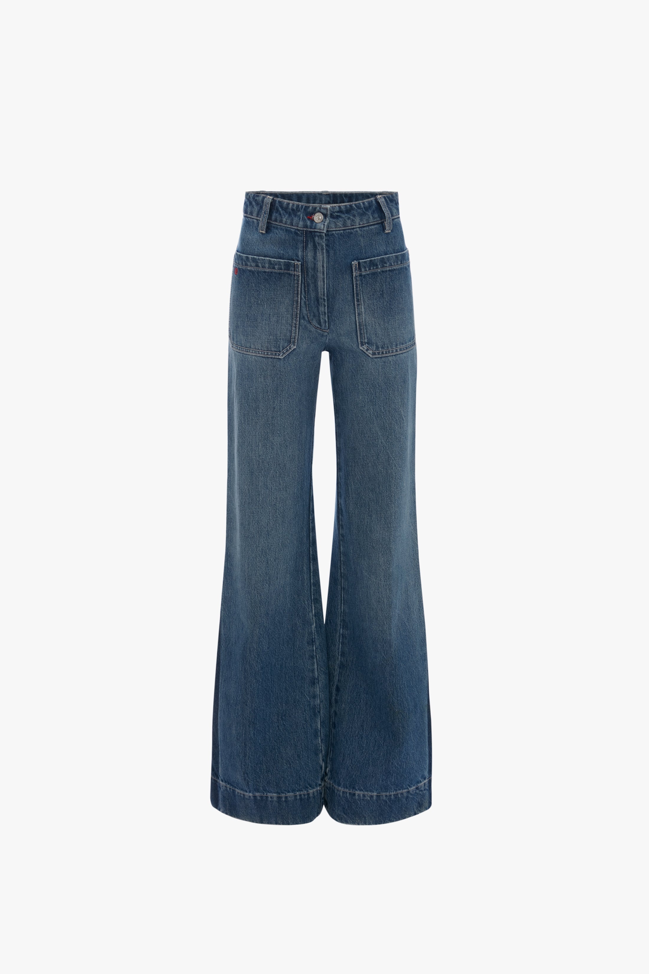 Alina High Waisted Jean In Shadow Wash - 1