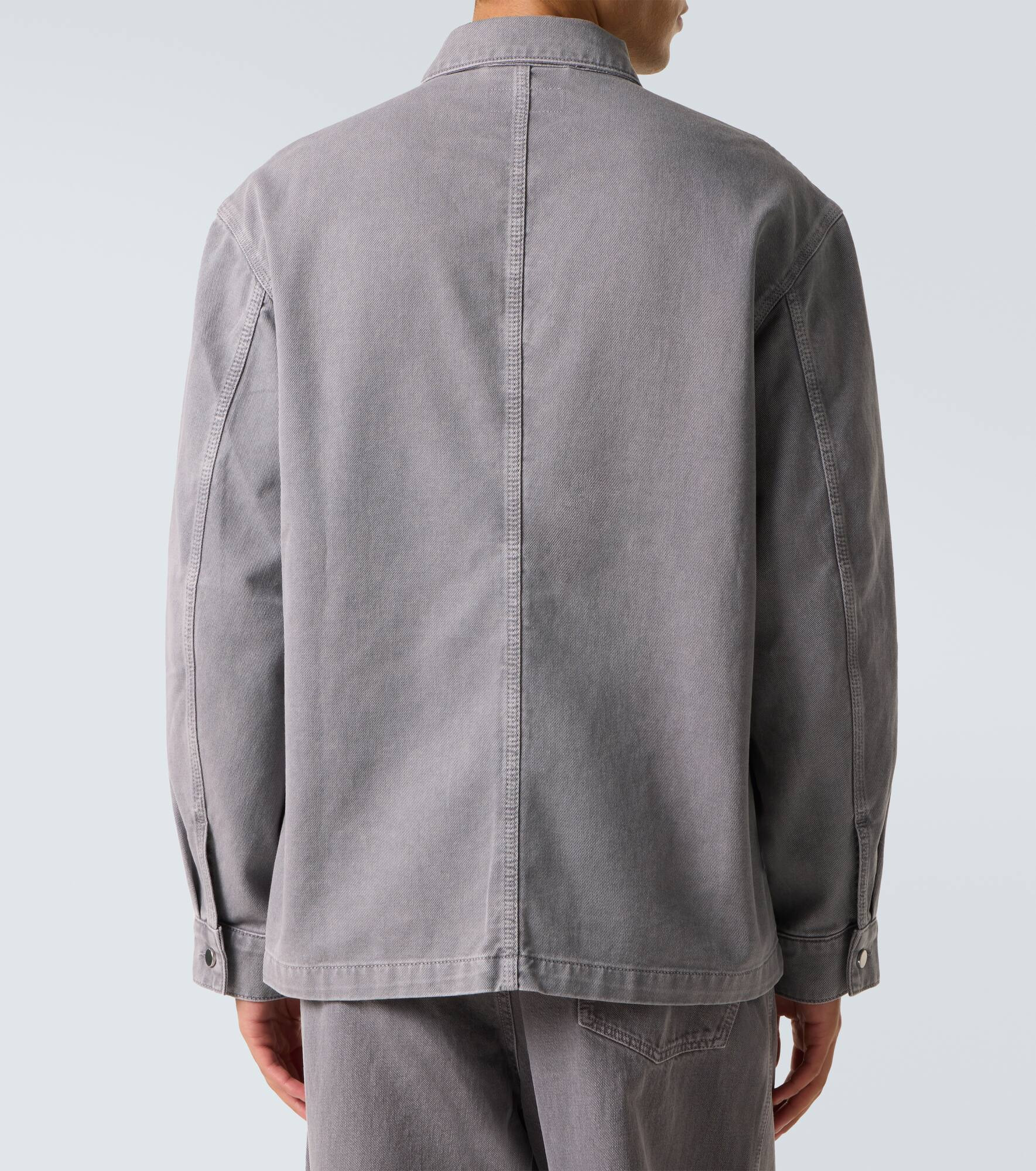 Workwear denim overshirt - 4