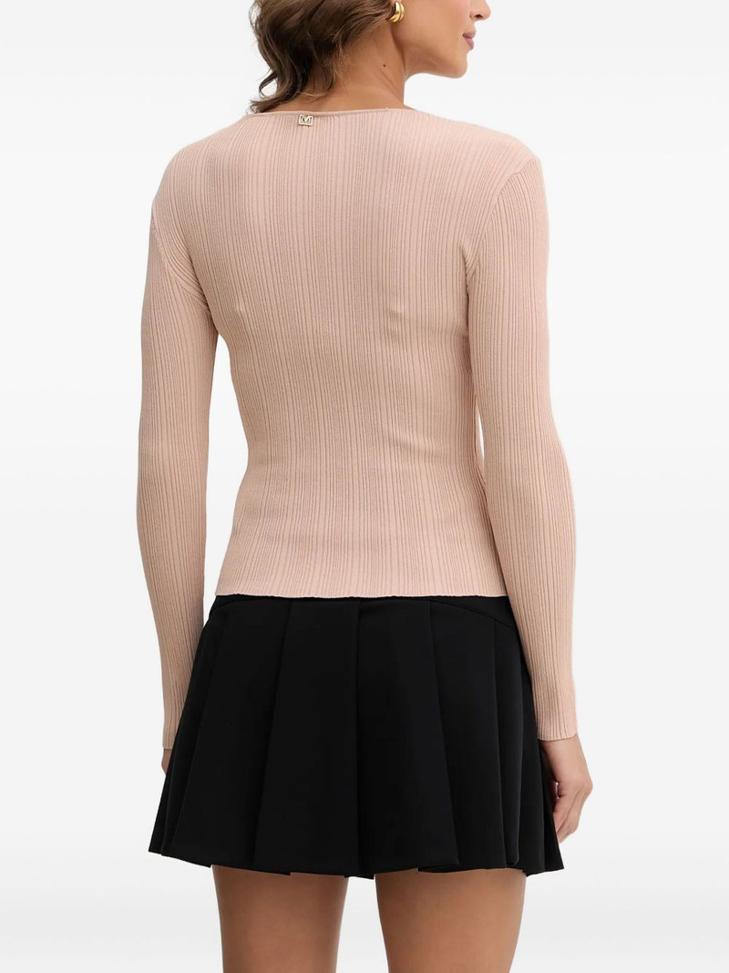 GUESS USA keyhole ribbed top outlook