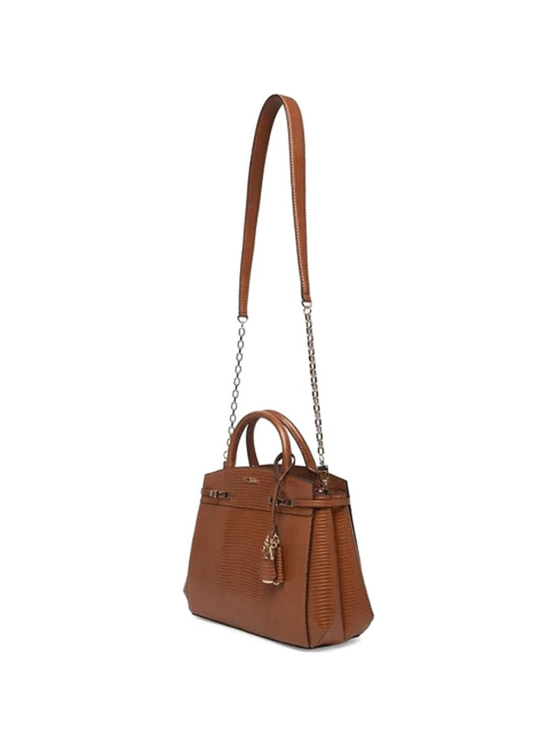 reptile-effect top-handle tote bag 3