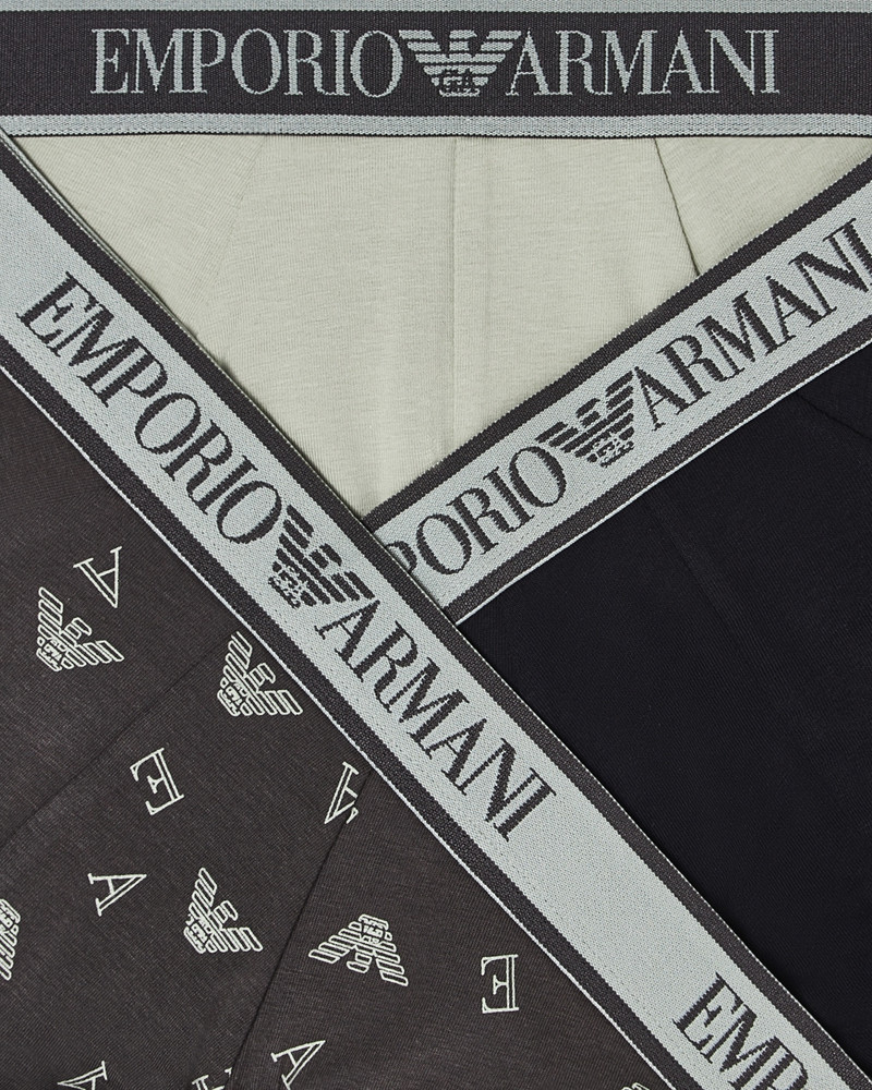 EMPORIO ARMANI THREE-PACK OF BRIEFS WITH CORE LOGO WAISTBAND outlook