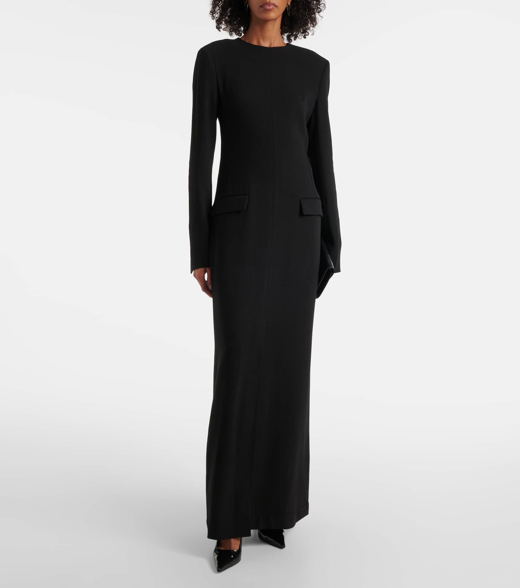 Crêpe maxi dress - 2