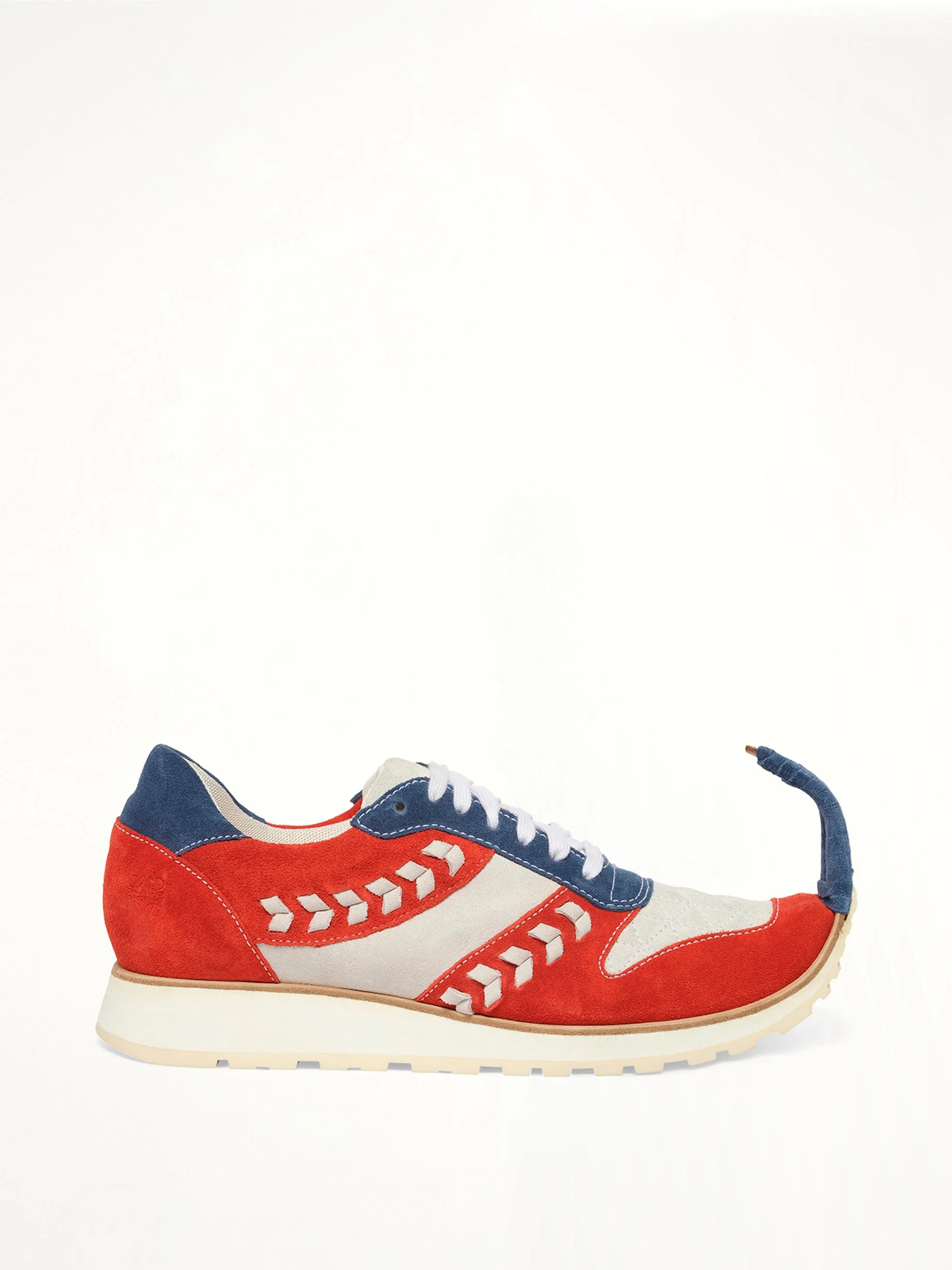 Dinosaur Sneaker Low in Blue/Red/White - 1