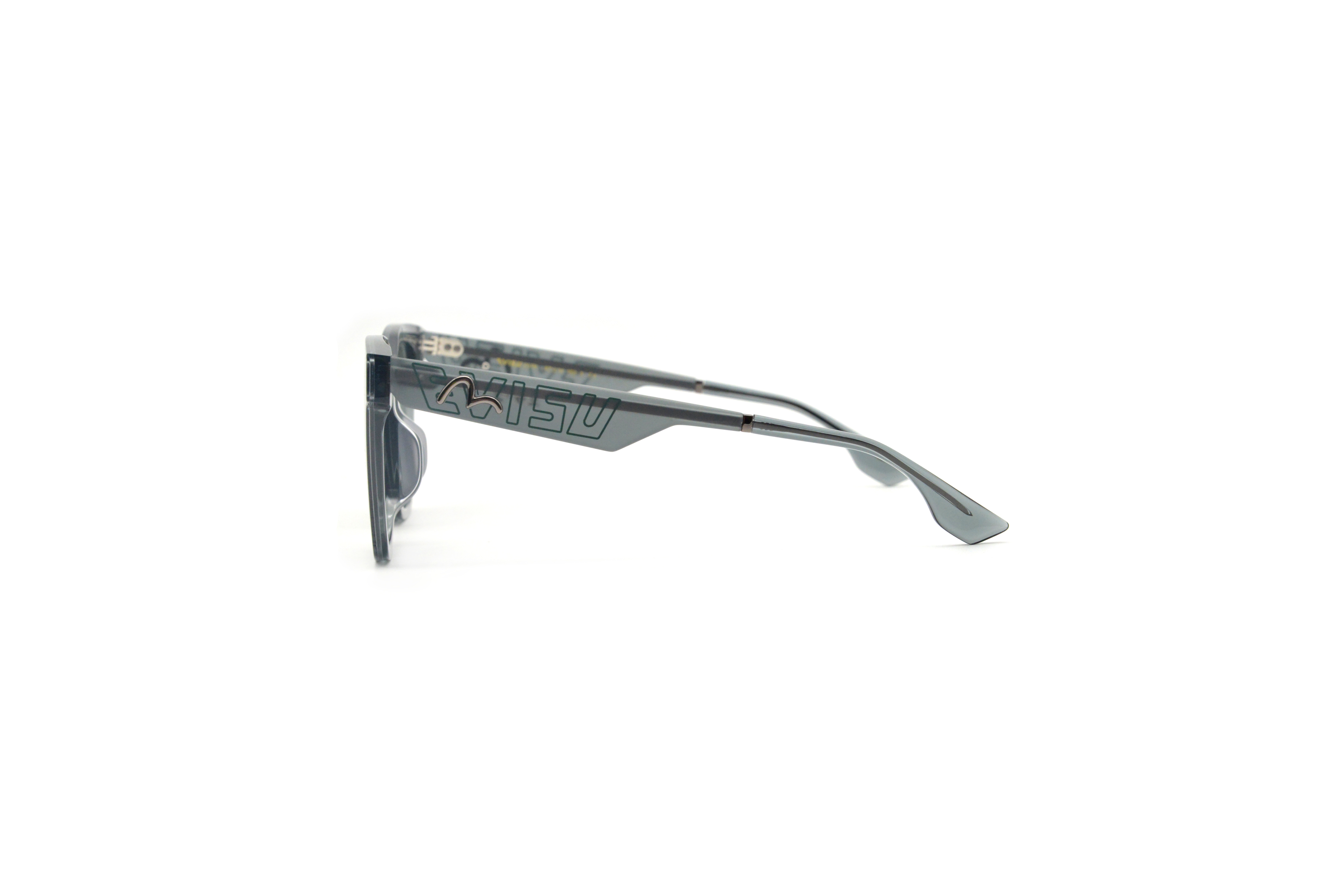 EUCALYPTUS GREY D-FRAME ACETATE SUNGLASSES - 3