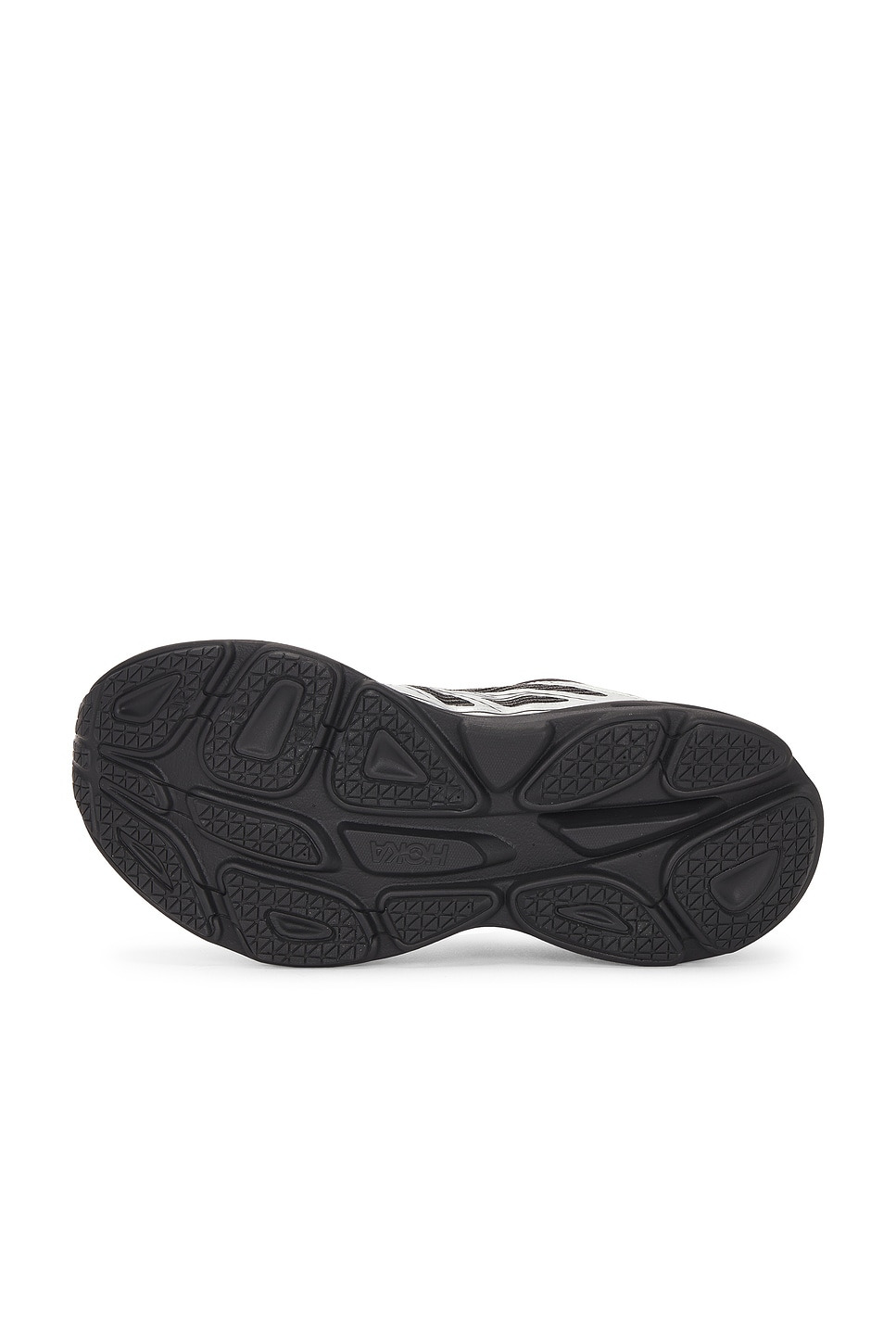 U Bondi 8 Caged Sneaker in Black & Metallic Silver - 6