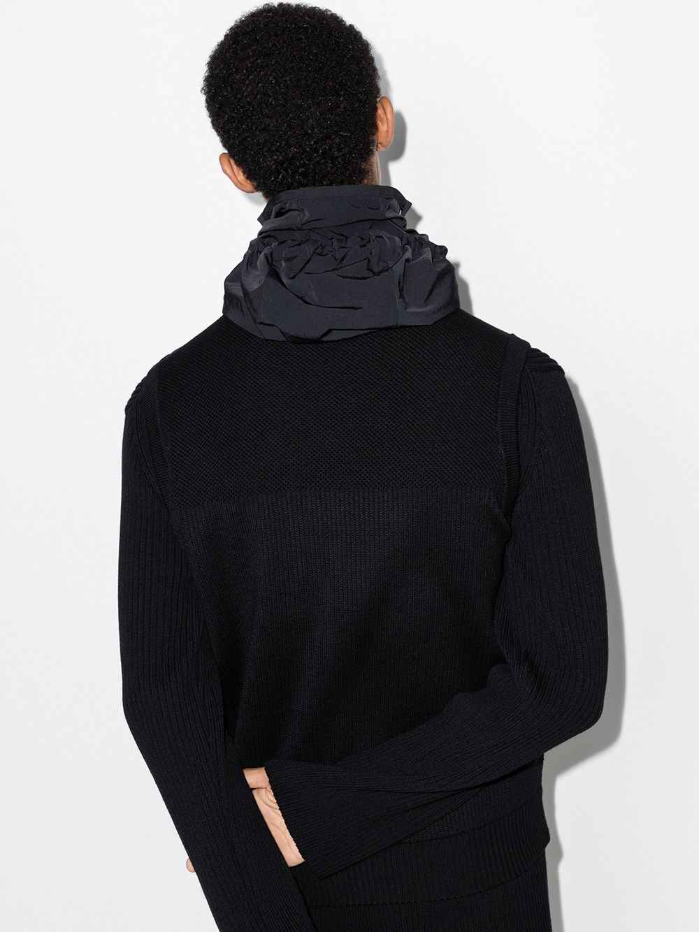 Hybridge high-neck padded gilet - 3